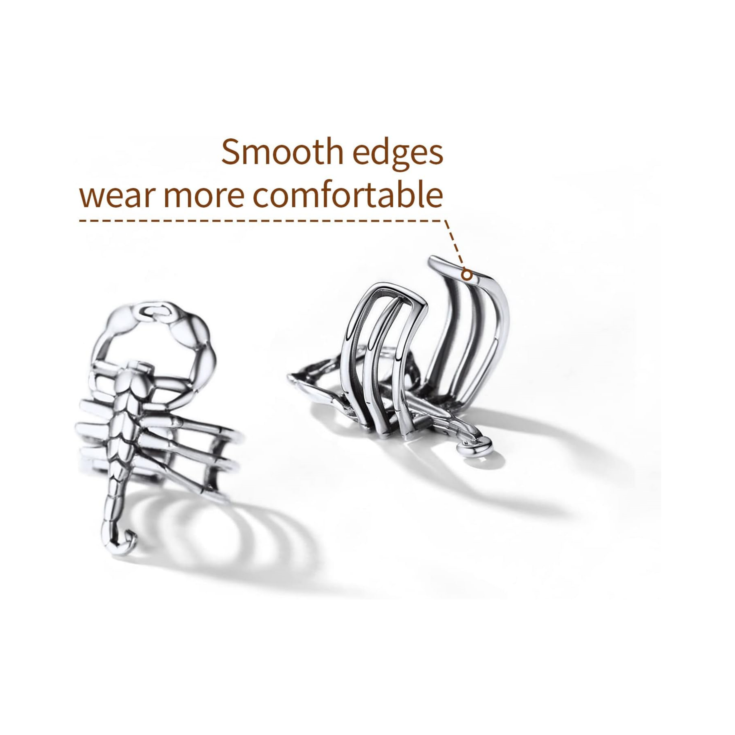 Scorpion Non-Piercing Cartilage Cuffs Earrings