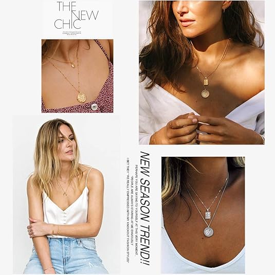 Elizabeth British Lucky Sixpence Coin Vintage Round Medallion Necklace  for Women