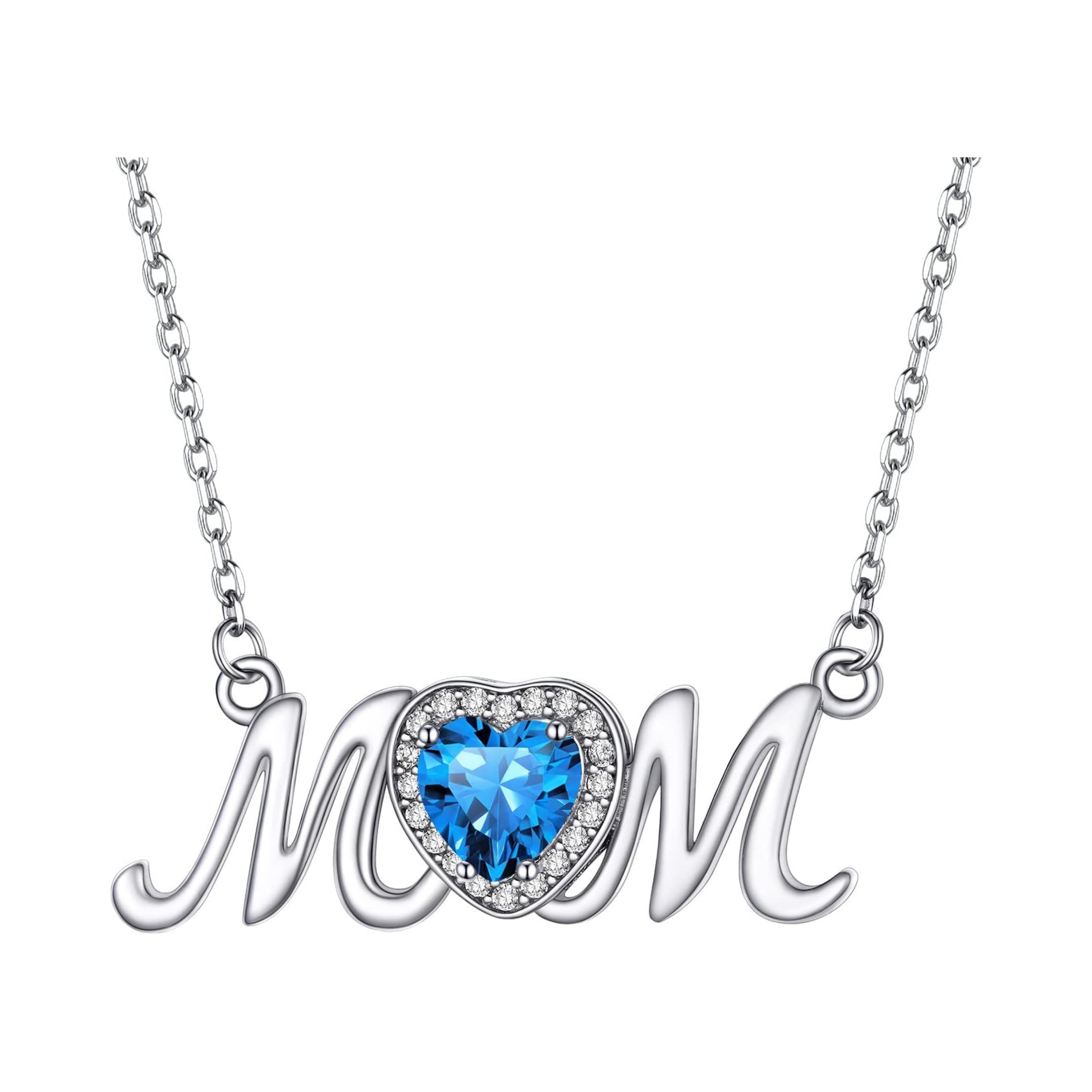 Mothers Day Birthstone Necklace