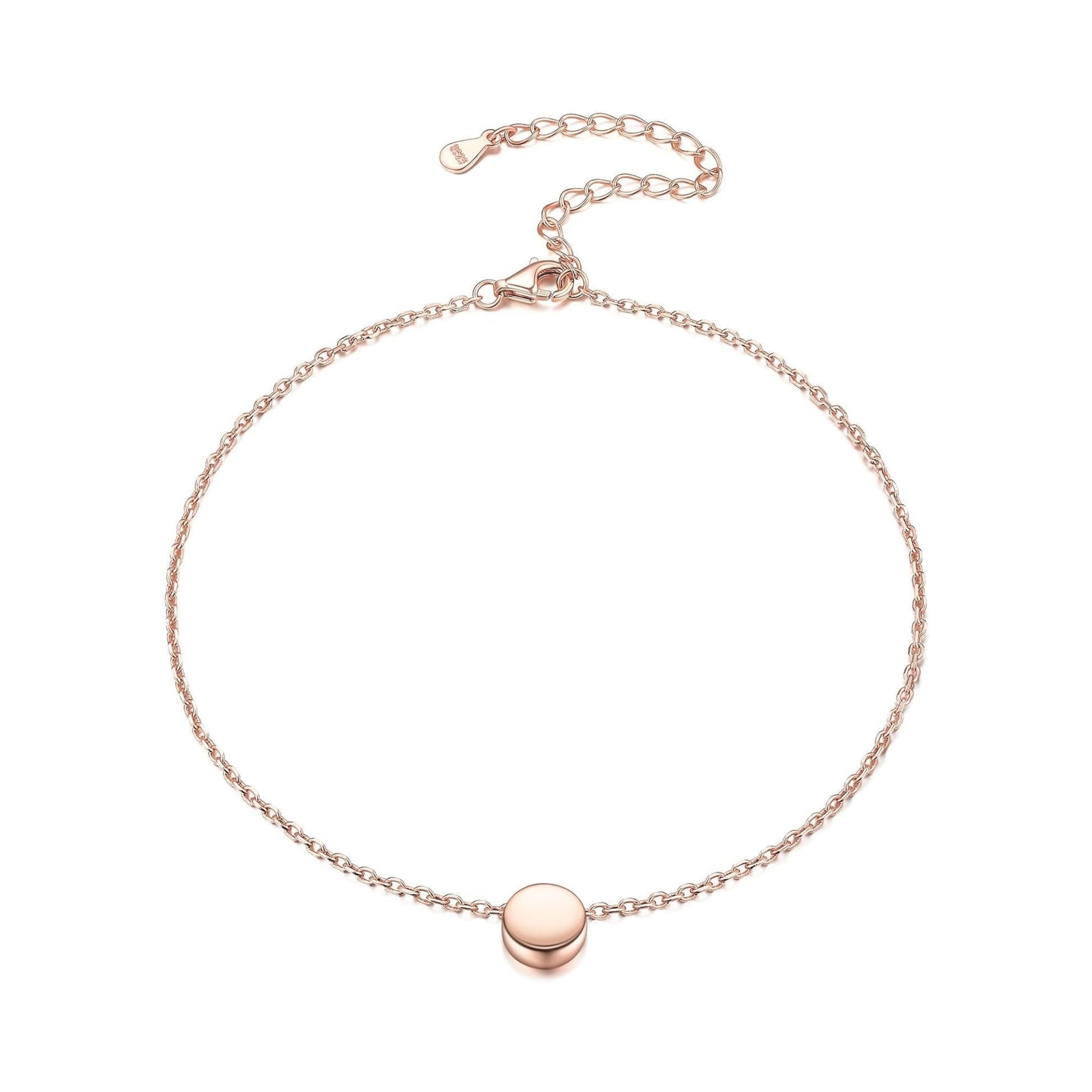 Adjustable Dainty Dot Round Anklets