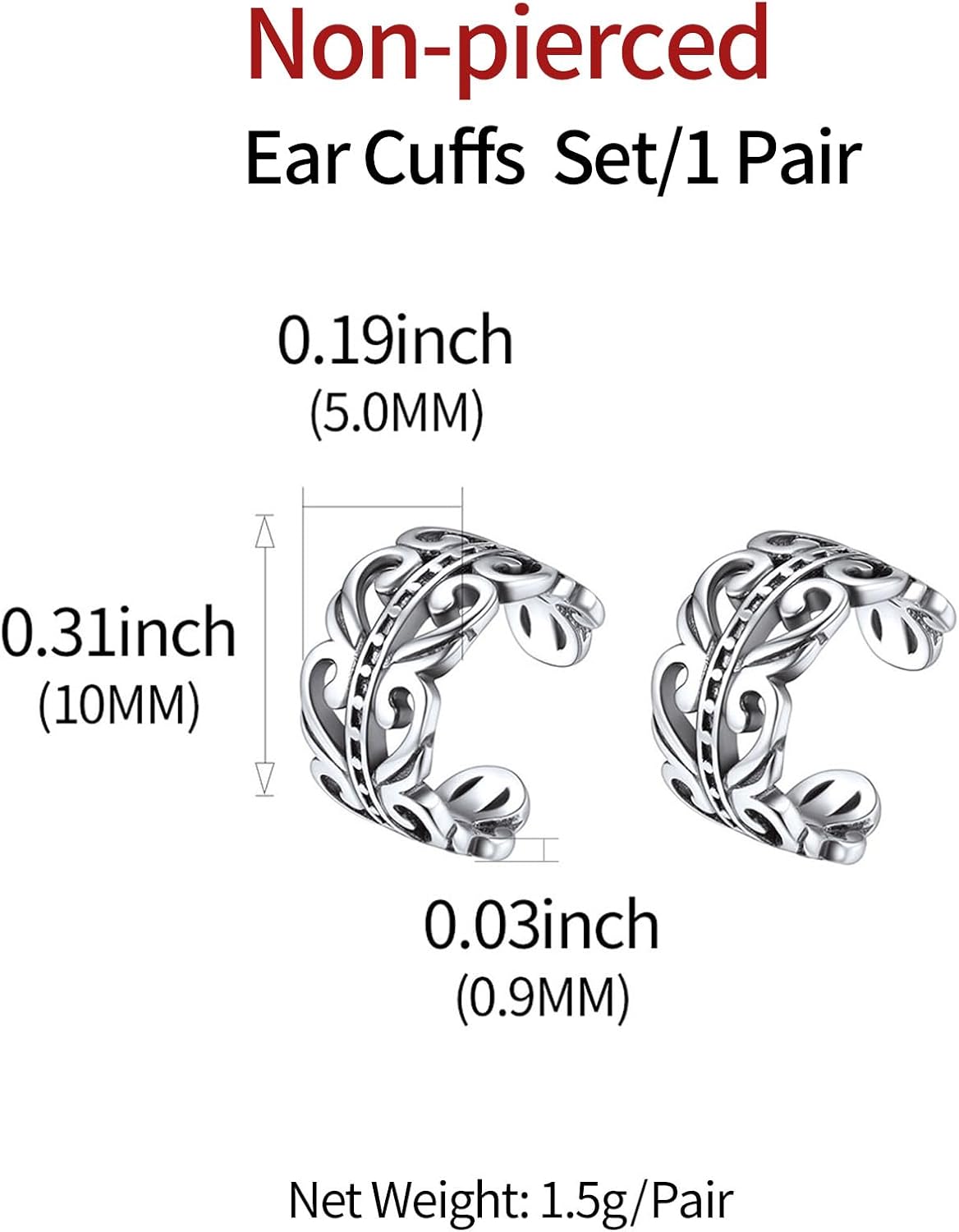 Cetic Cuff Non-Piercing Cartilage Earrings