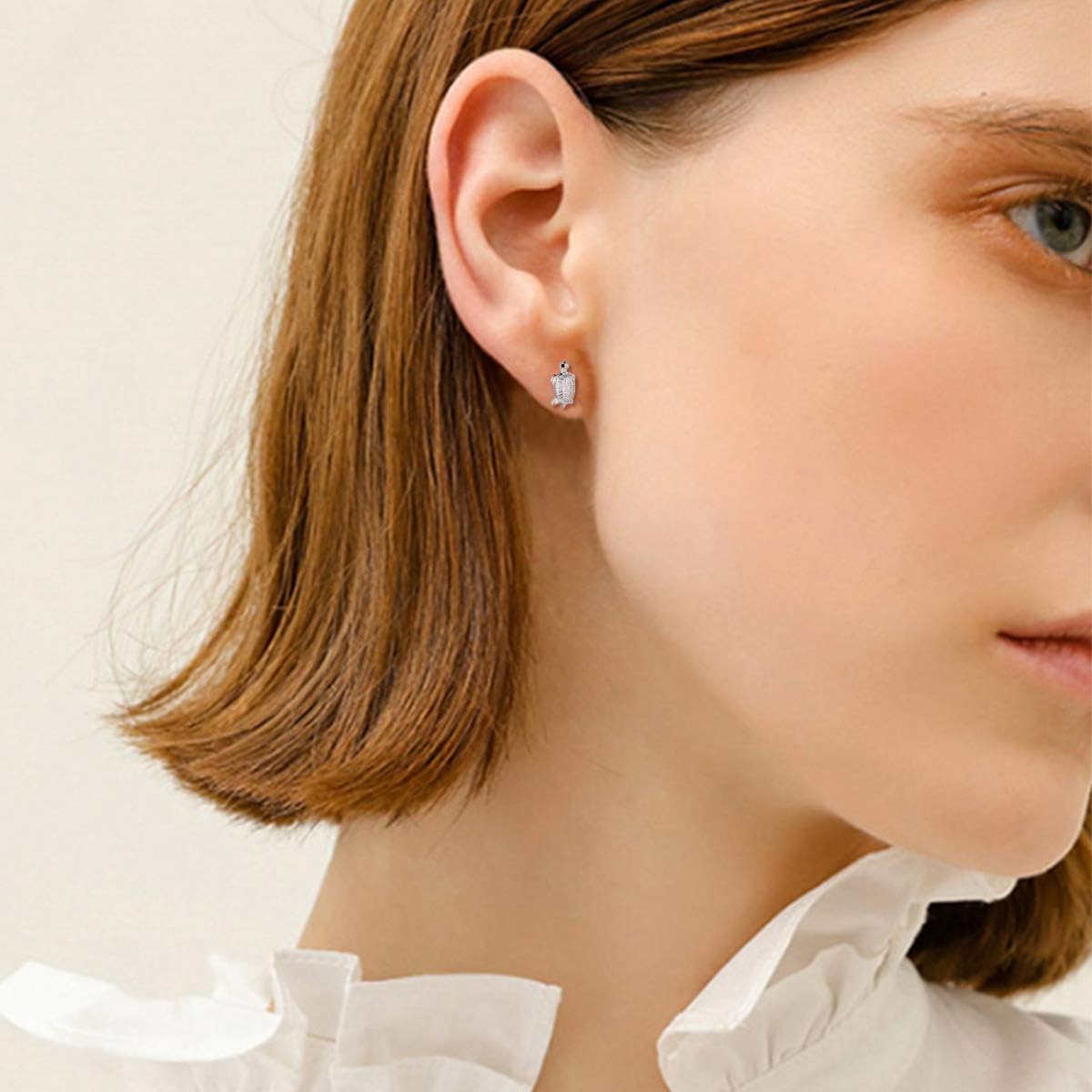 Cute Turtle Stud Earrings for Women