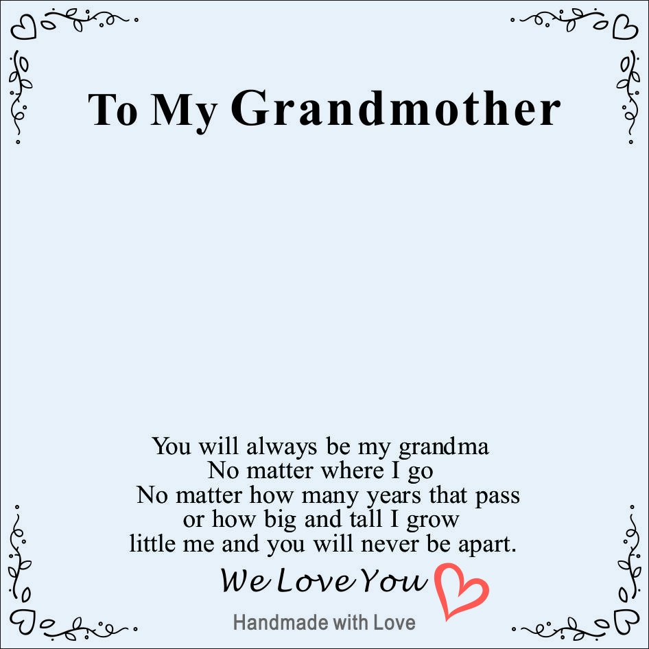 To My Grandmother