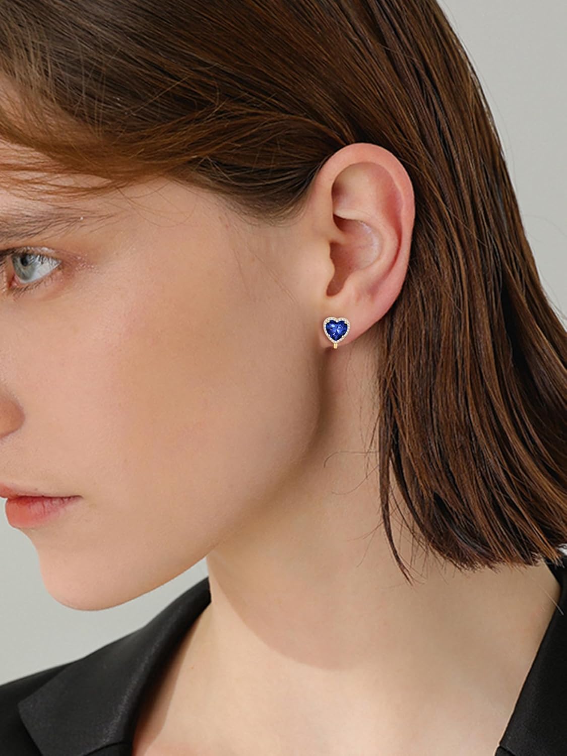 Hypoallergenic Birthstone Clip On Earrings for Women