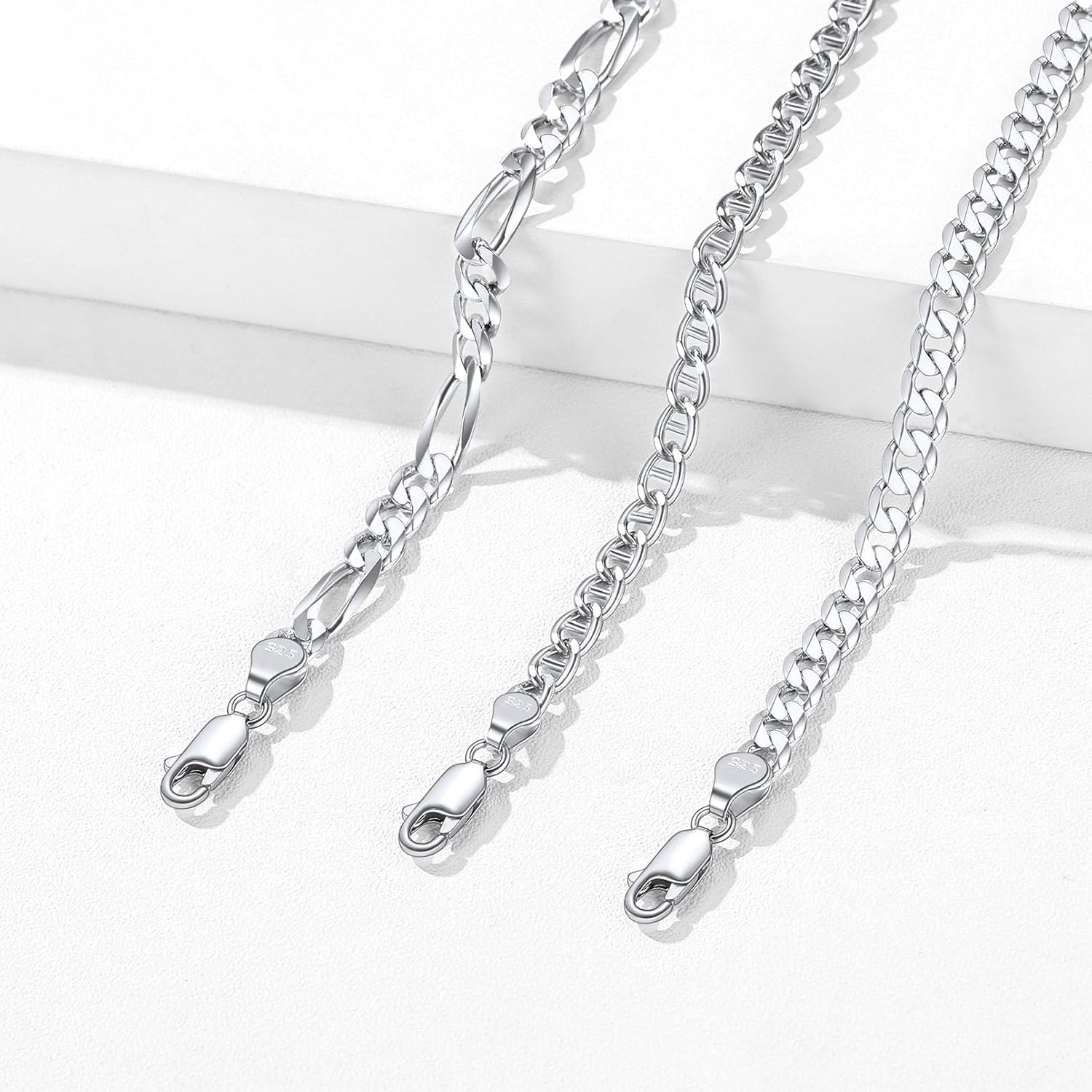 Simple Dainty Boho Beach Curb Cuban Chain Anklet 