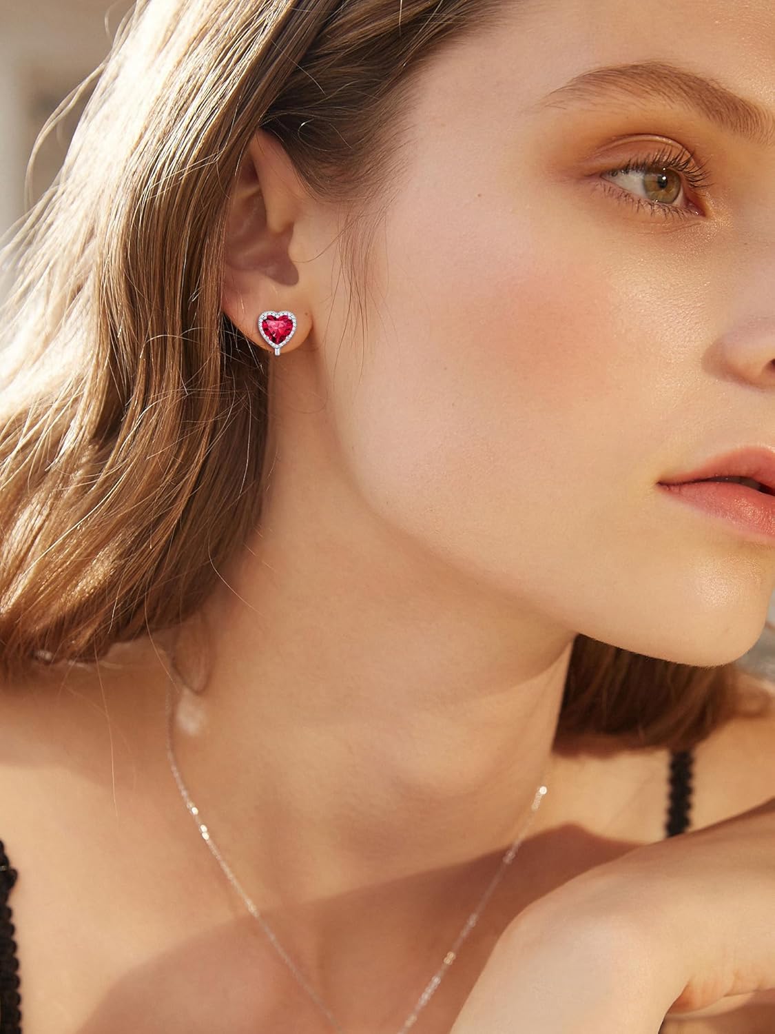 Hypoallergenic Birthstone Clip On Earrings for Women