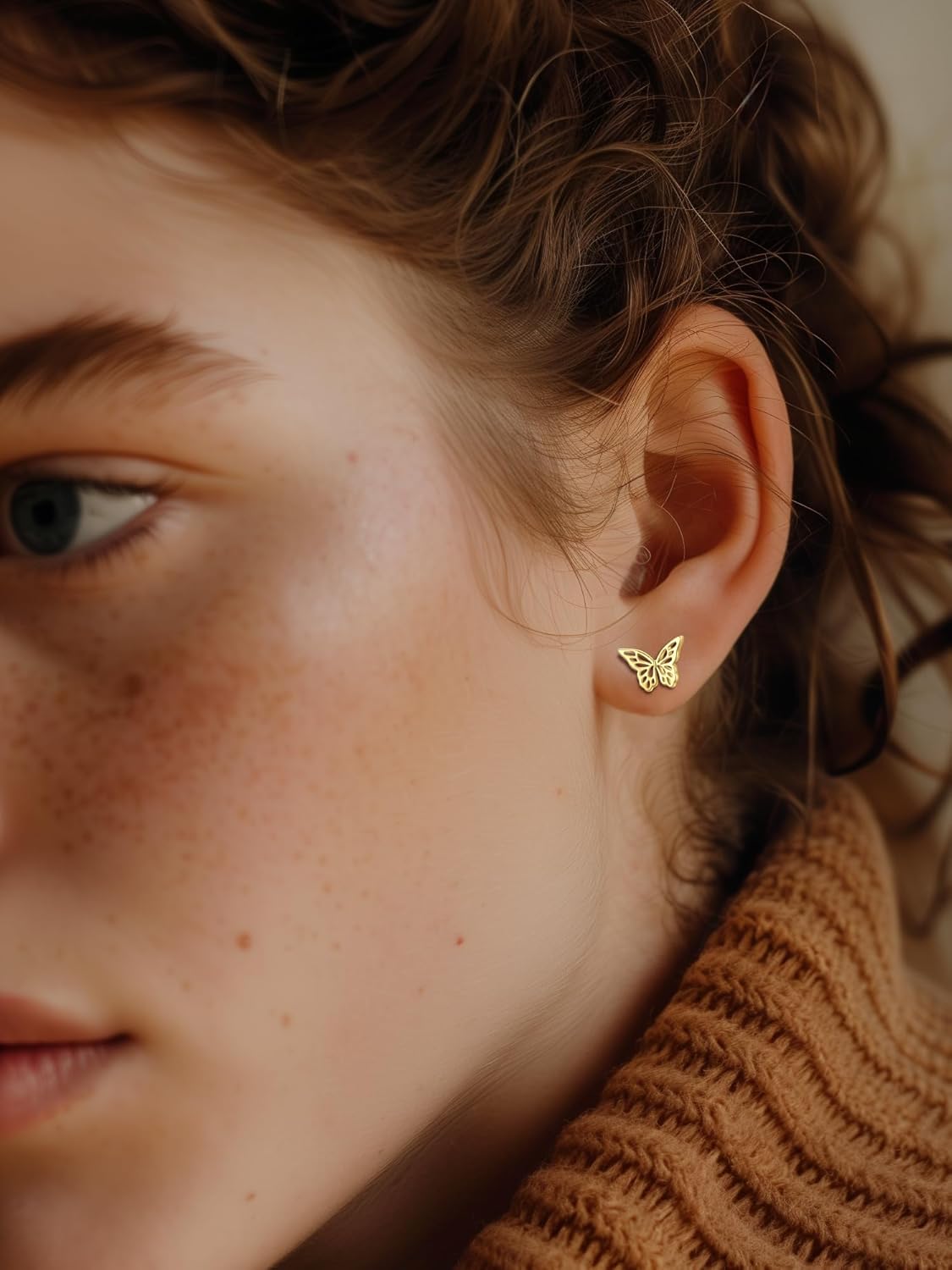 Butterfly Stud Earrings for Women