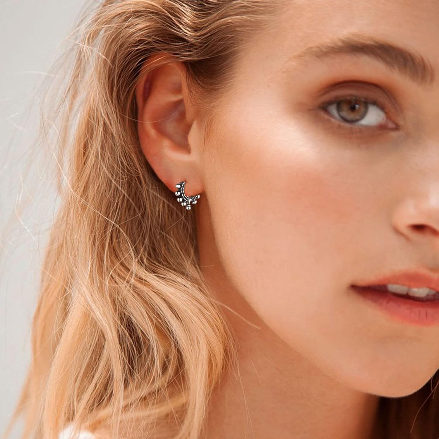 Bell ring Chunky Hoop Earrings for Women