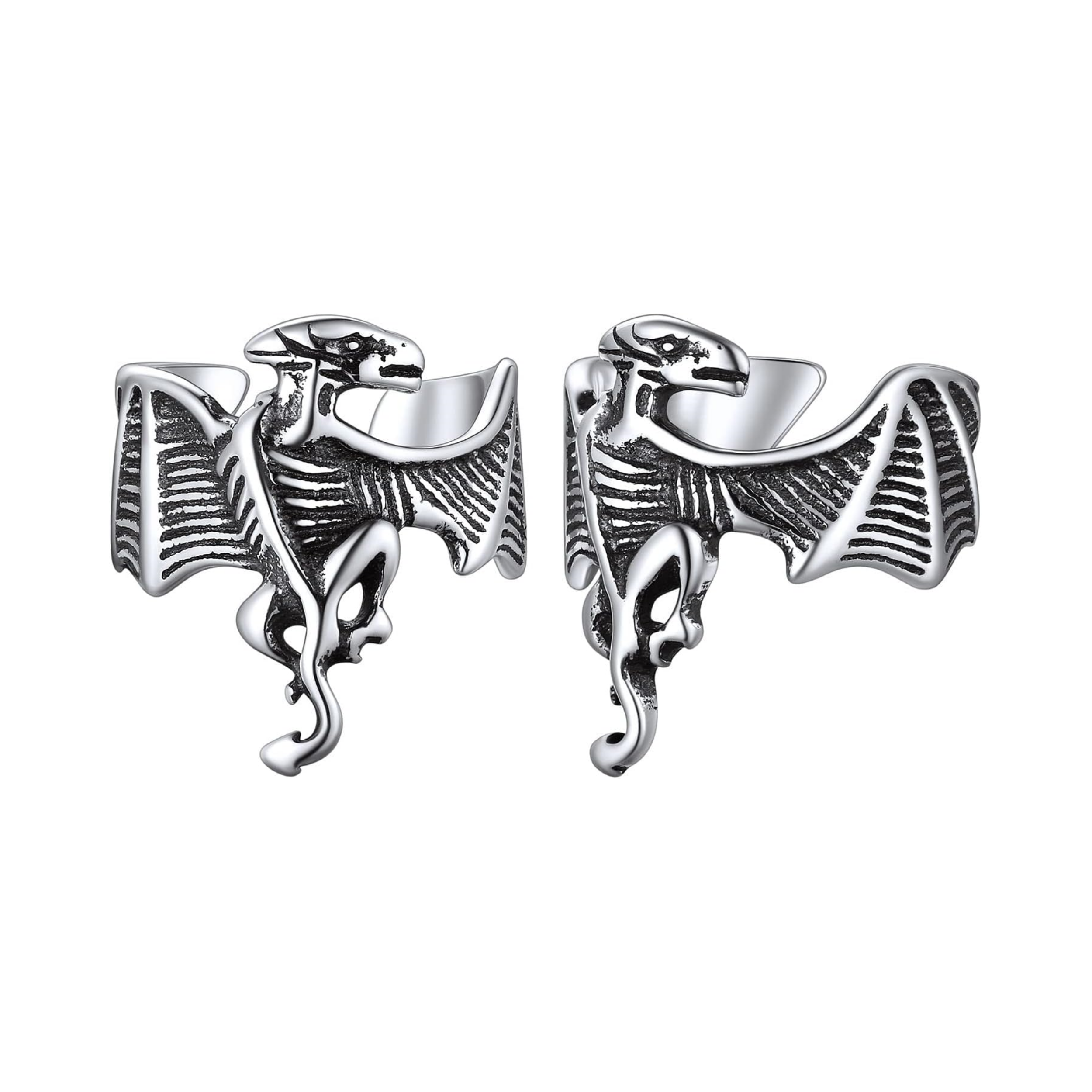 Dinosaur Non-Piercing Cartilage Cuff Earrings