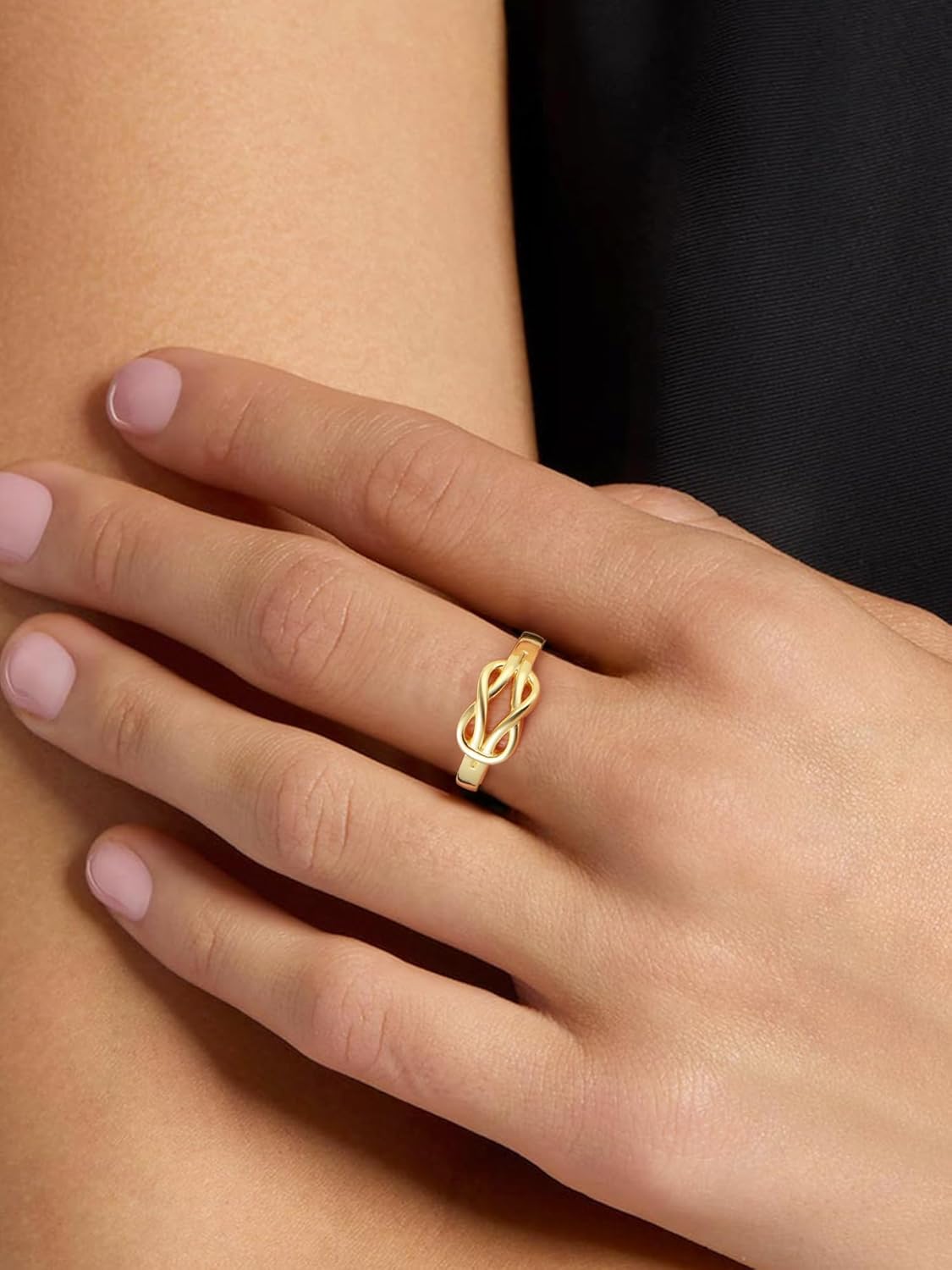 Classic Love Knot Friendship Ring for Women