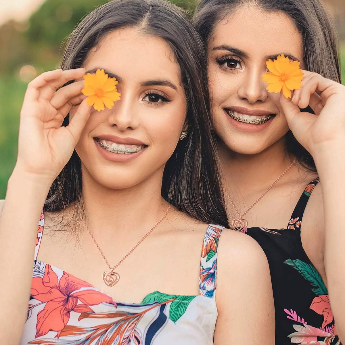 Love Heart Celtic Knot Pendant Necklace