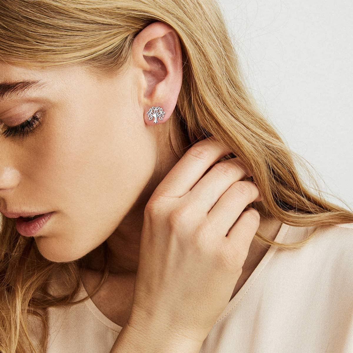 Tree of Life Stud Earrings