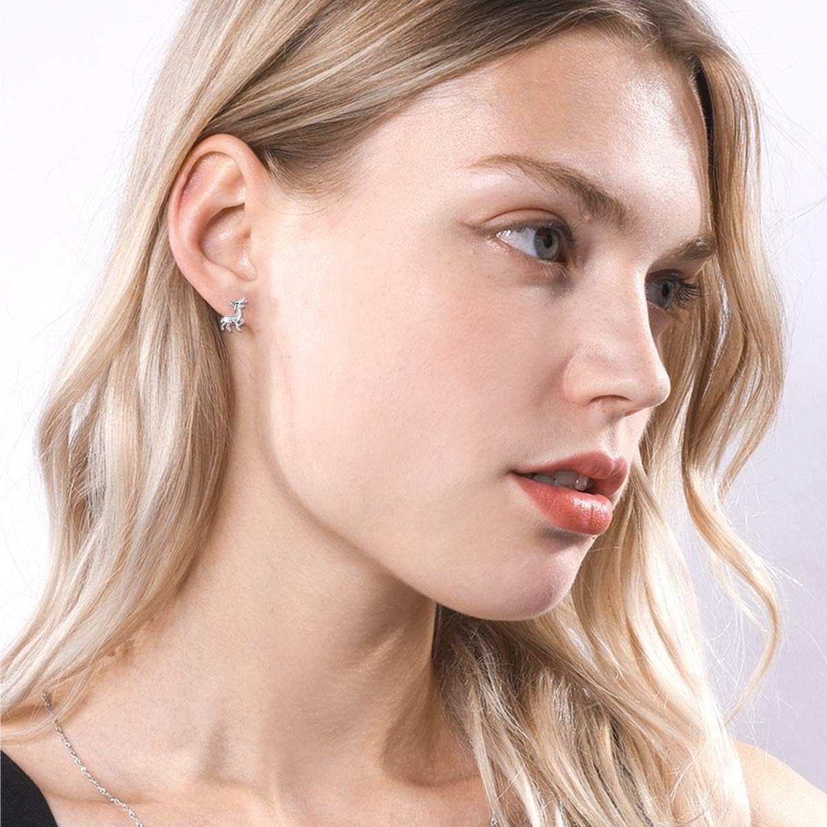 Sika Deer Lucky Stud Earrings for Women