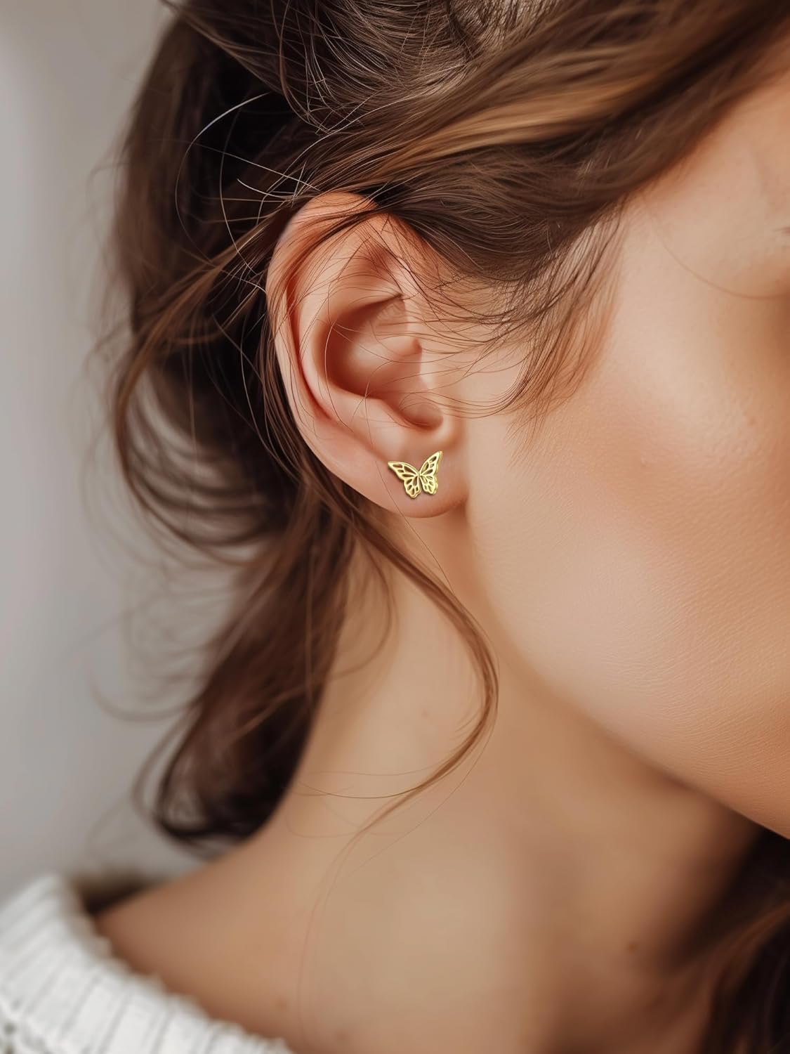 Butterfly Stud Earrings for Women