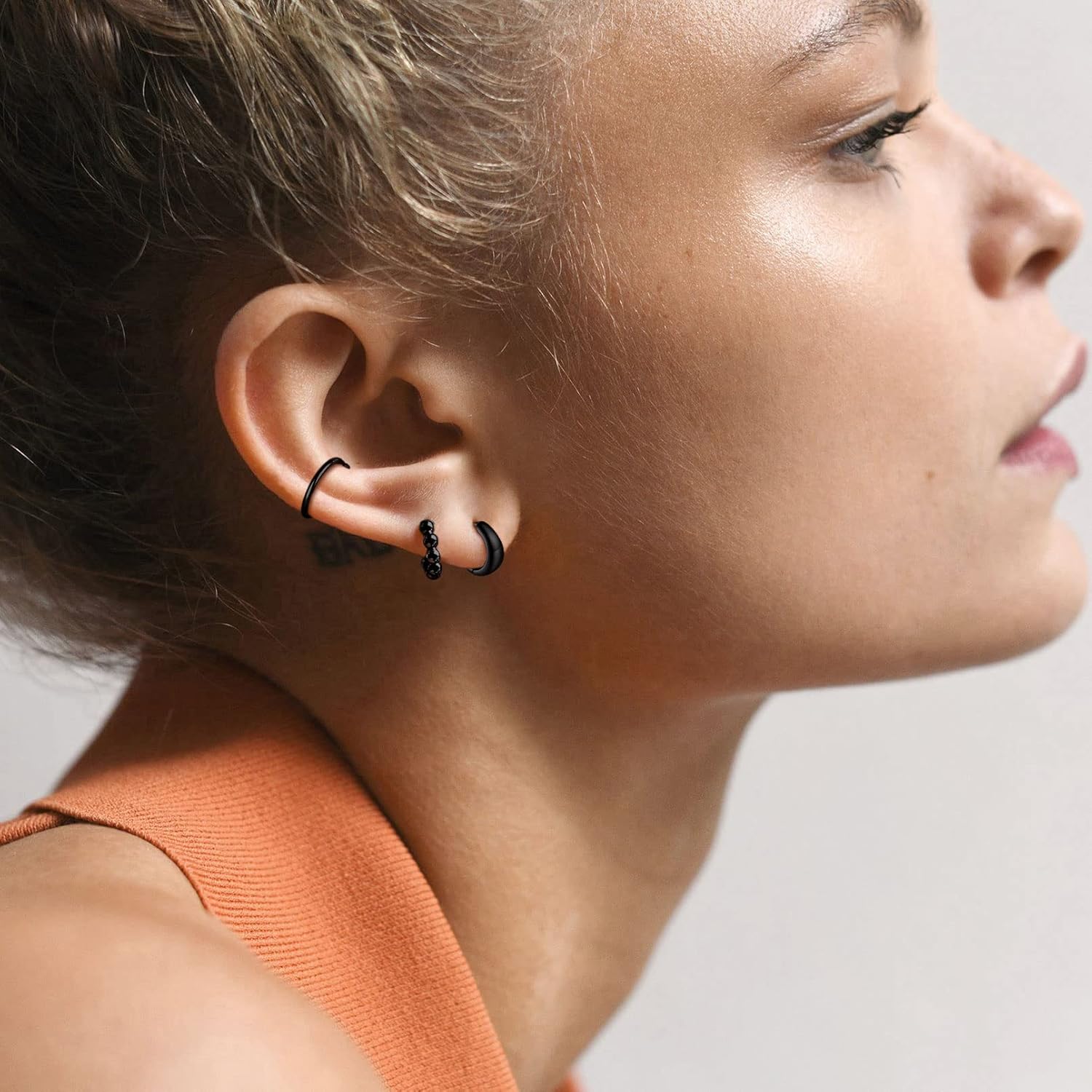 Hypoallergenic Lightweight Small Chunky Hoop Earrings for Women, Ladies, Mother, Friends, Couples, girlfriend