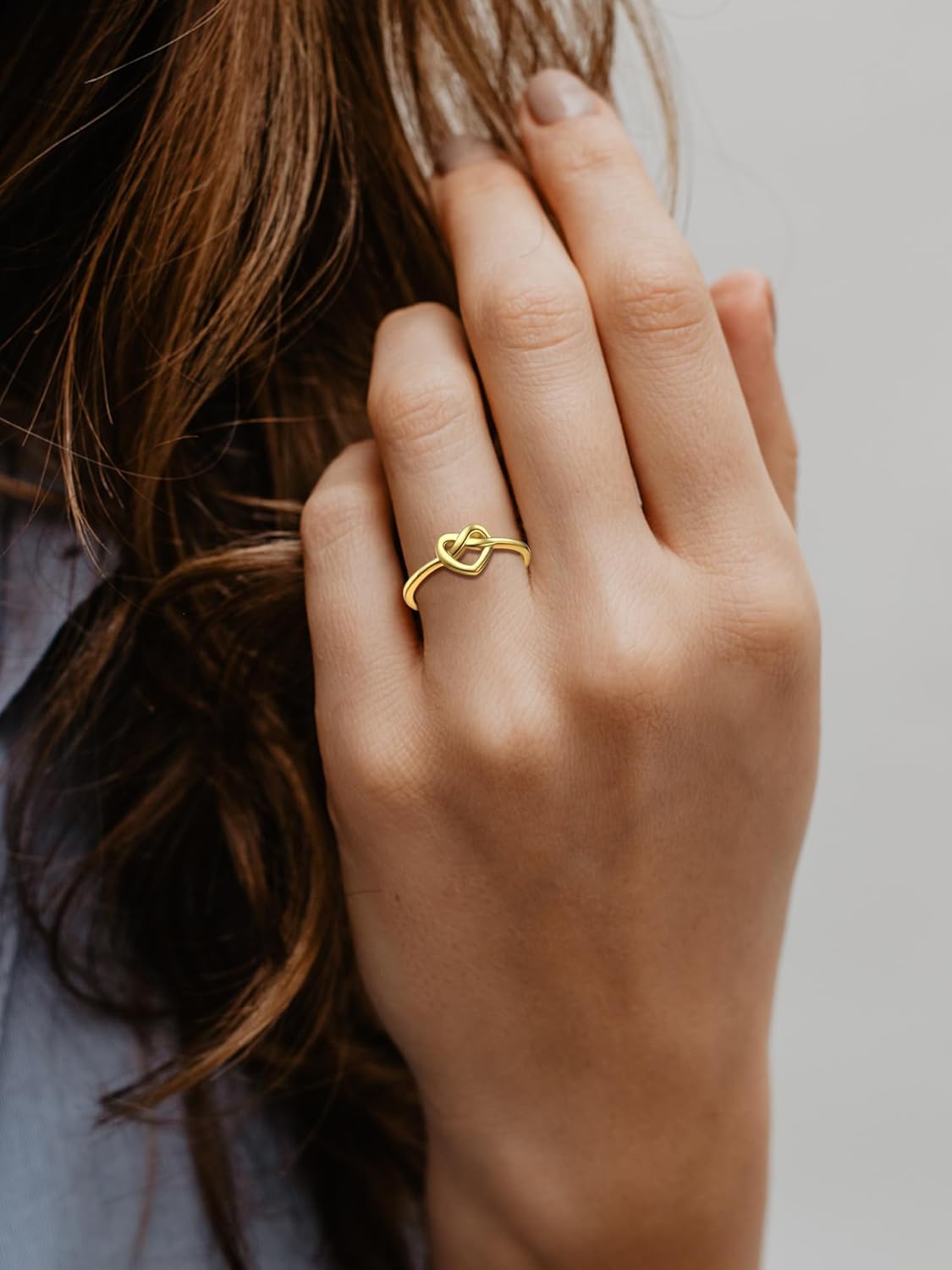  Heart Celtic Knot Wedding Band Rings for Women