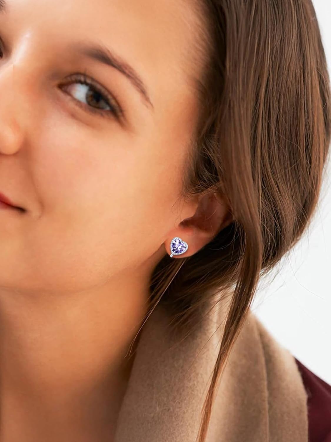 Hypoallergenic Birthstone Clip On Earrings for Women