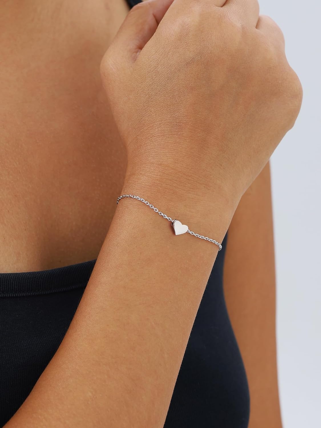 Heart Link Chain Bracelet