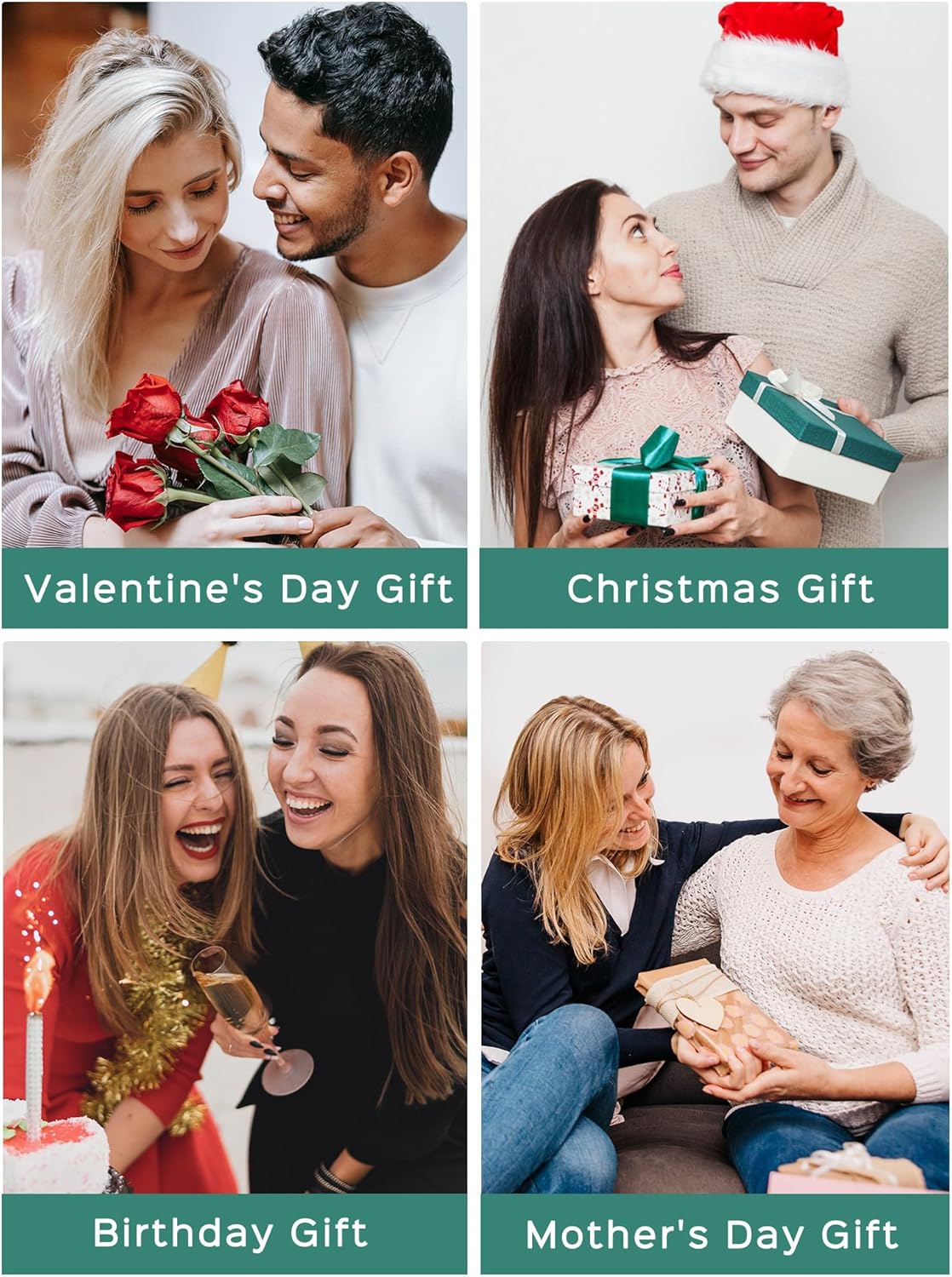 Black Square Sparkle Halo Birthstone Gemstone & Cubic Zirconia Stud Earrings, ChicSilver Jewelry gift Package, memorial gift