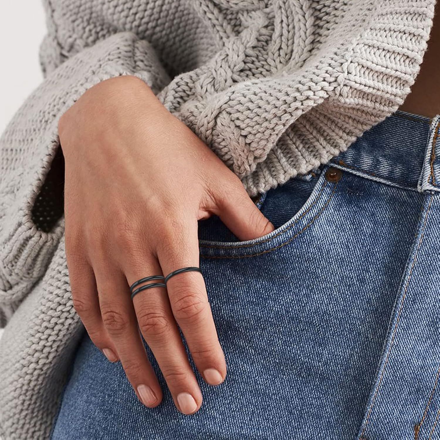 Plain Dome High Polished Wedding Band Rings for Women