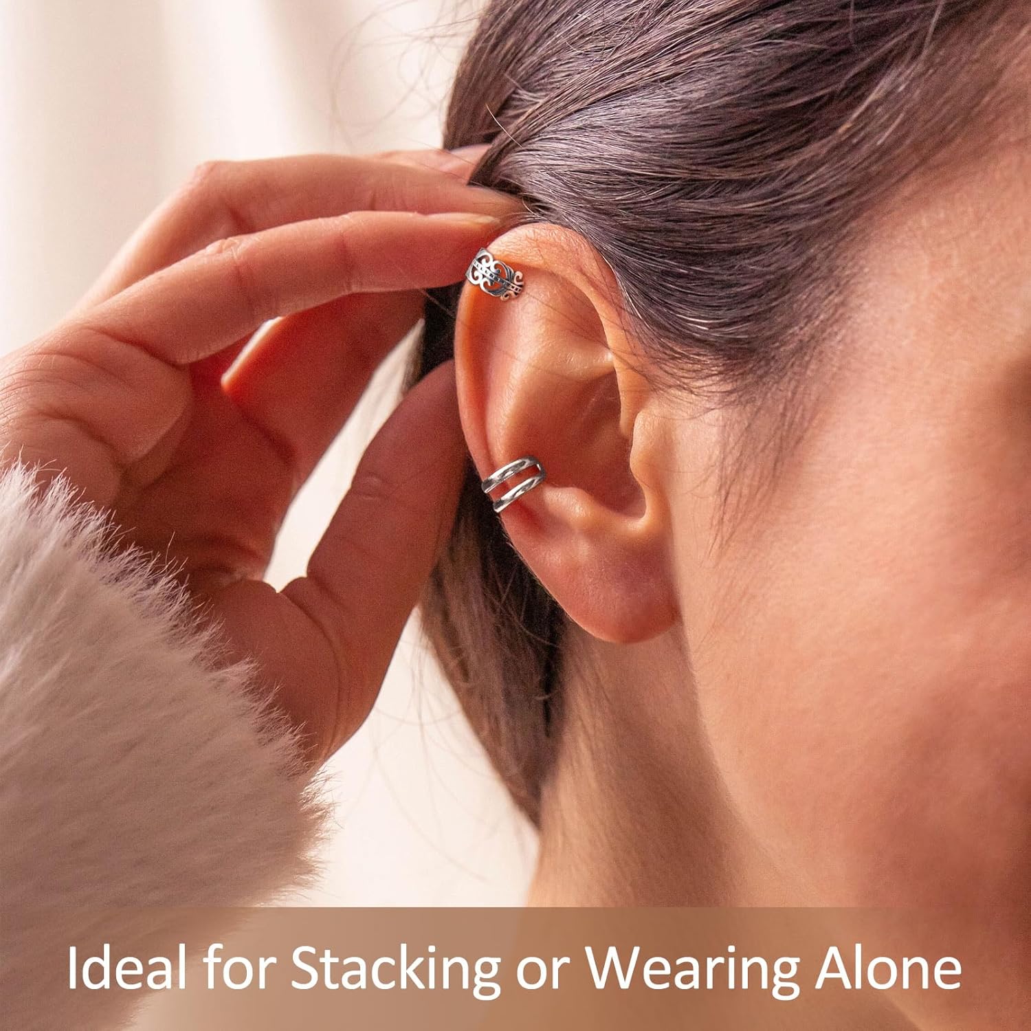 Cetic Cuff Non-Piercing Cartilage Earrings