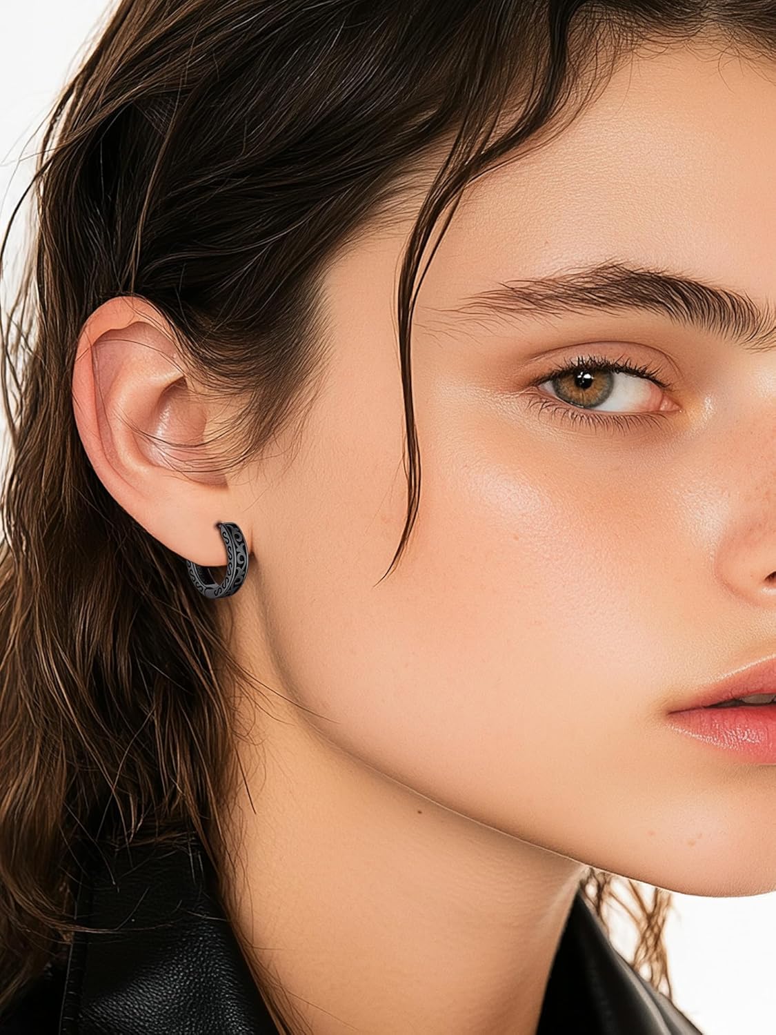 Celtic Knot Vine Huggie Hoops Earrings for Women