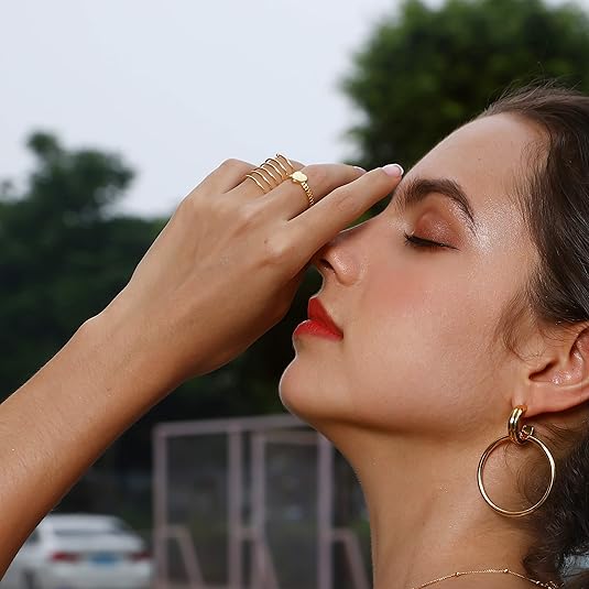 Heart Adjustable Open Ring for Women