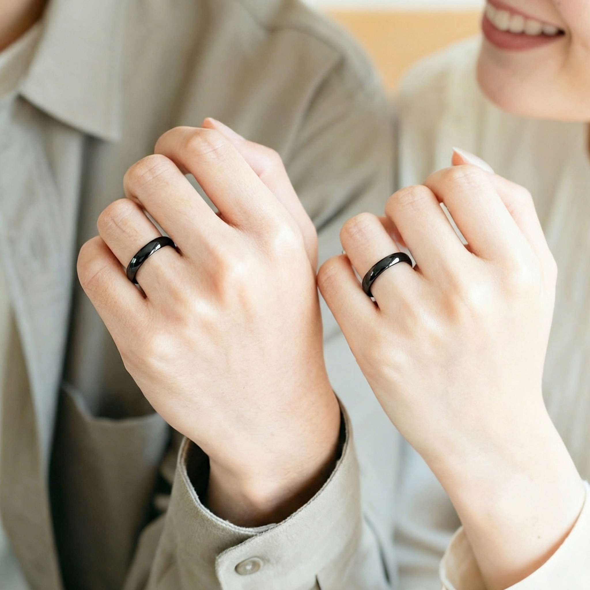 Plain Dome High Polished Wedding Band Rings