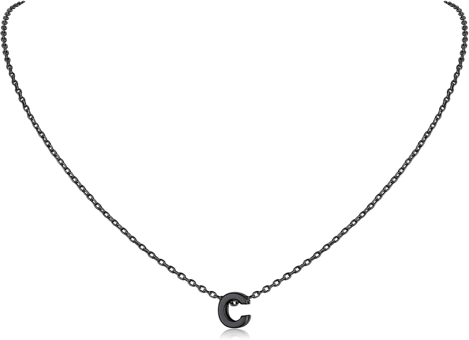 Initial Dainty Necklace for women, silver jewelry, A to Z  jewelry, gift idea