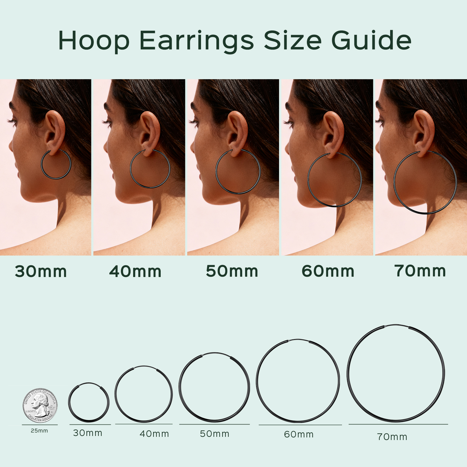 Lightweight Endless Hoop Earring