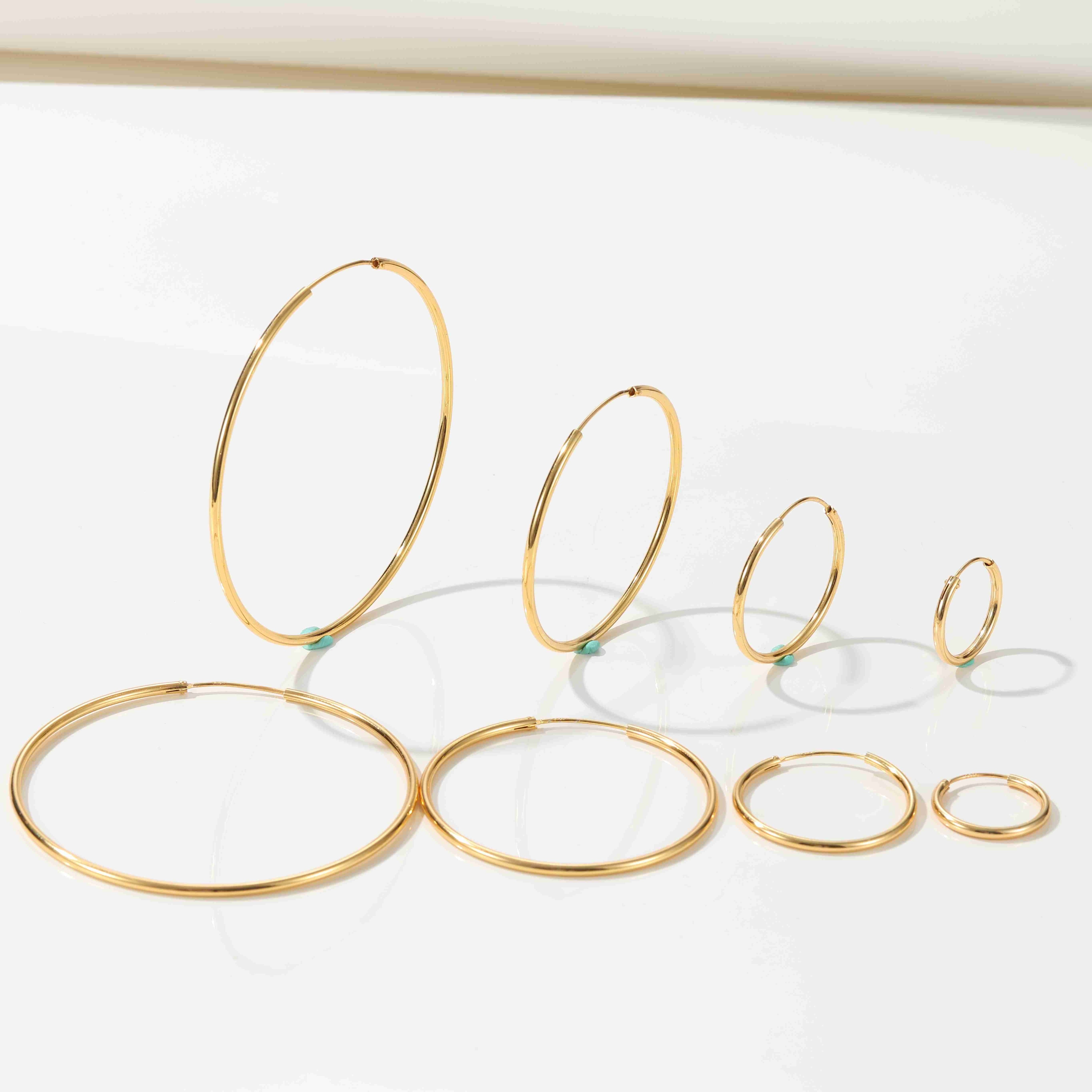 Lightweight Endless Hoop Earring