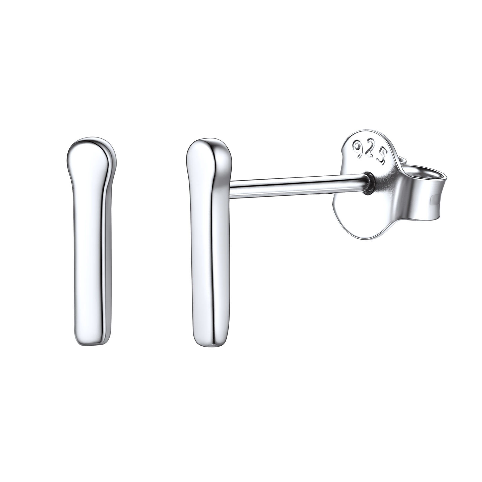 Lowercase Letter A-Z Initial Stud Earrings 