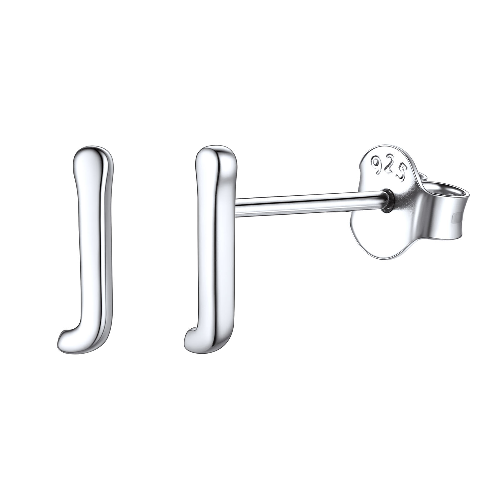 Lowercase Letter A-Z Initial Stud Earrings 