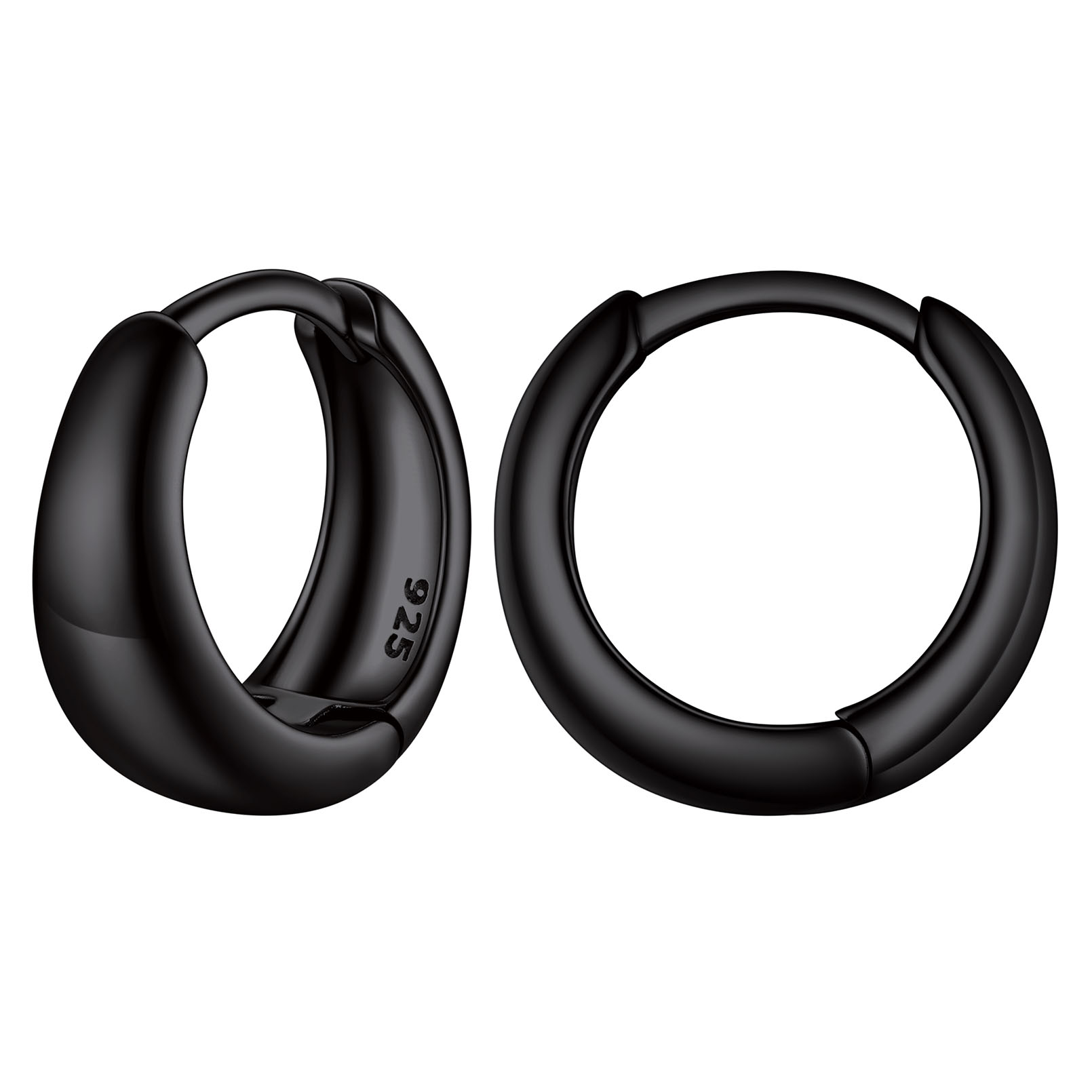 Hypoallergenic Lightweight Small Chunky Hoop Earrings