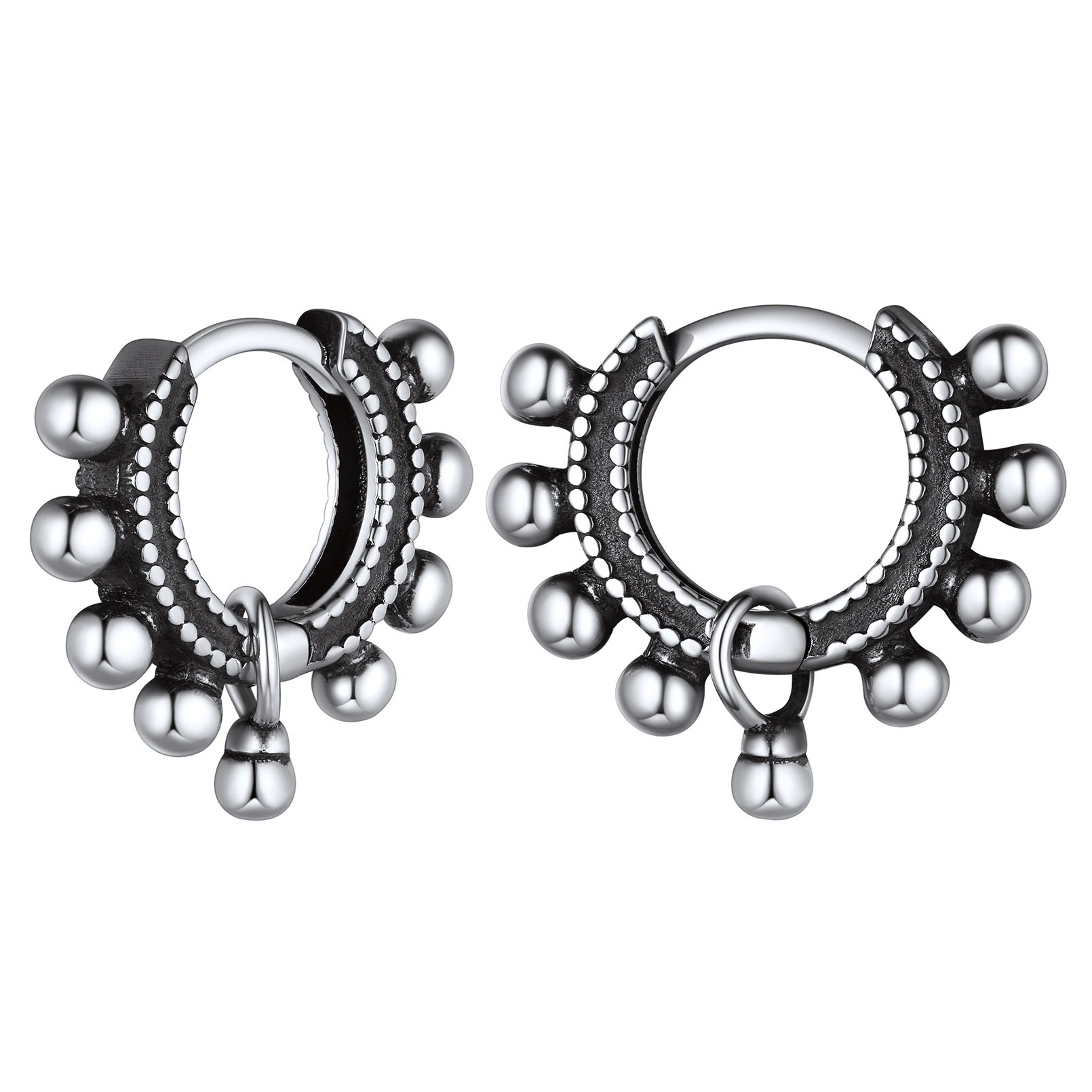 Bell ring Chunky Hoop Earrings