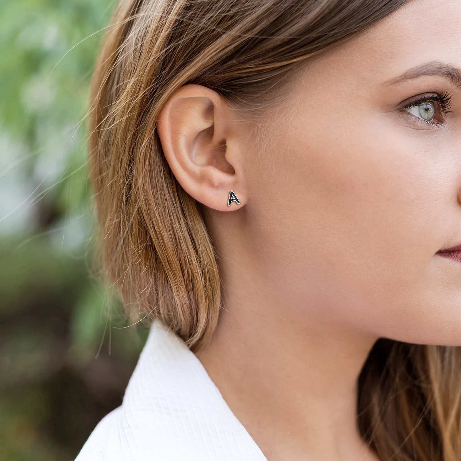 3D Initials Letter Studs Earrings for Women for Women, Ladies, girlfriend, wife