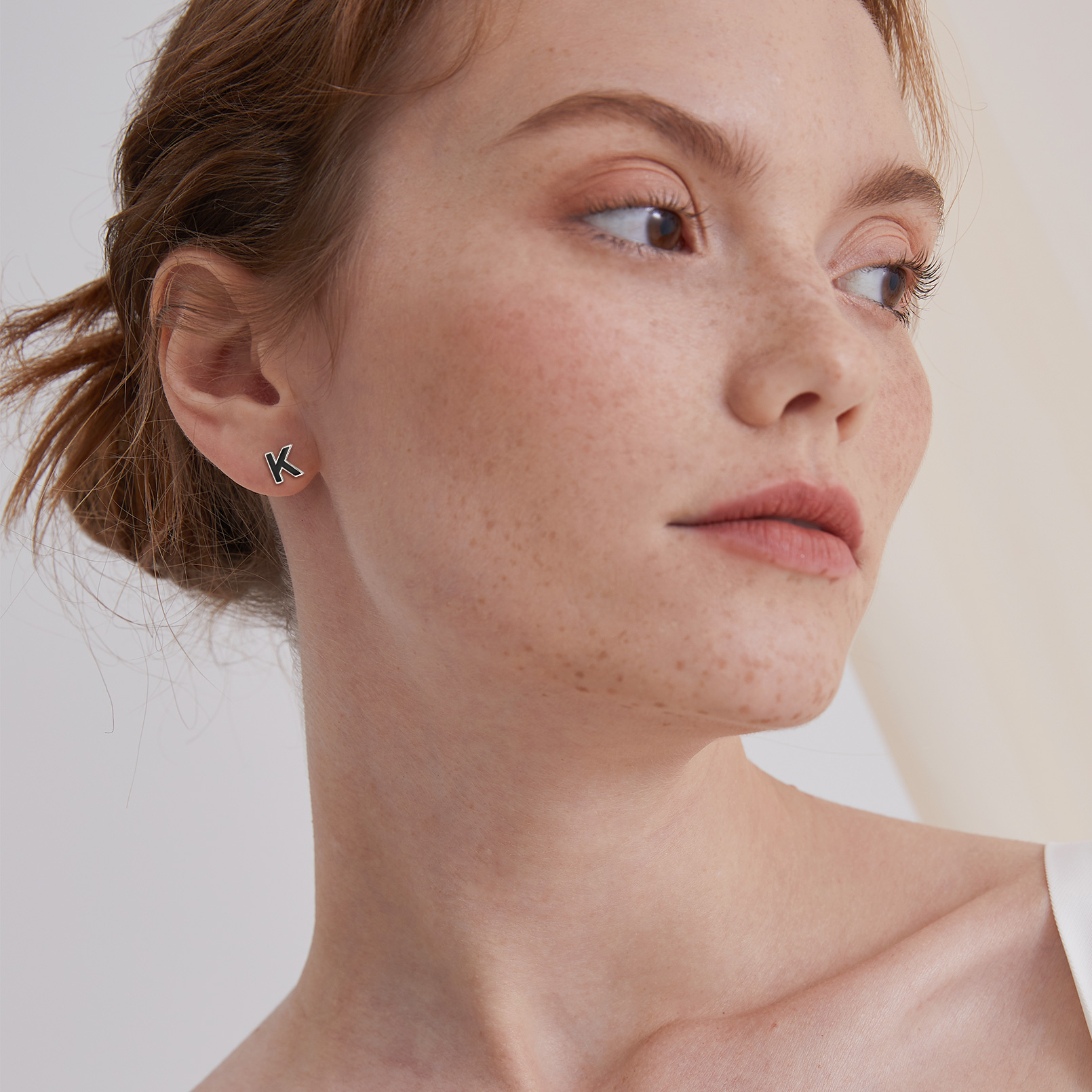 3D Initials Letter Studs Earrings for Women, Ladies, Mother, Friends, girlfriend