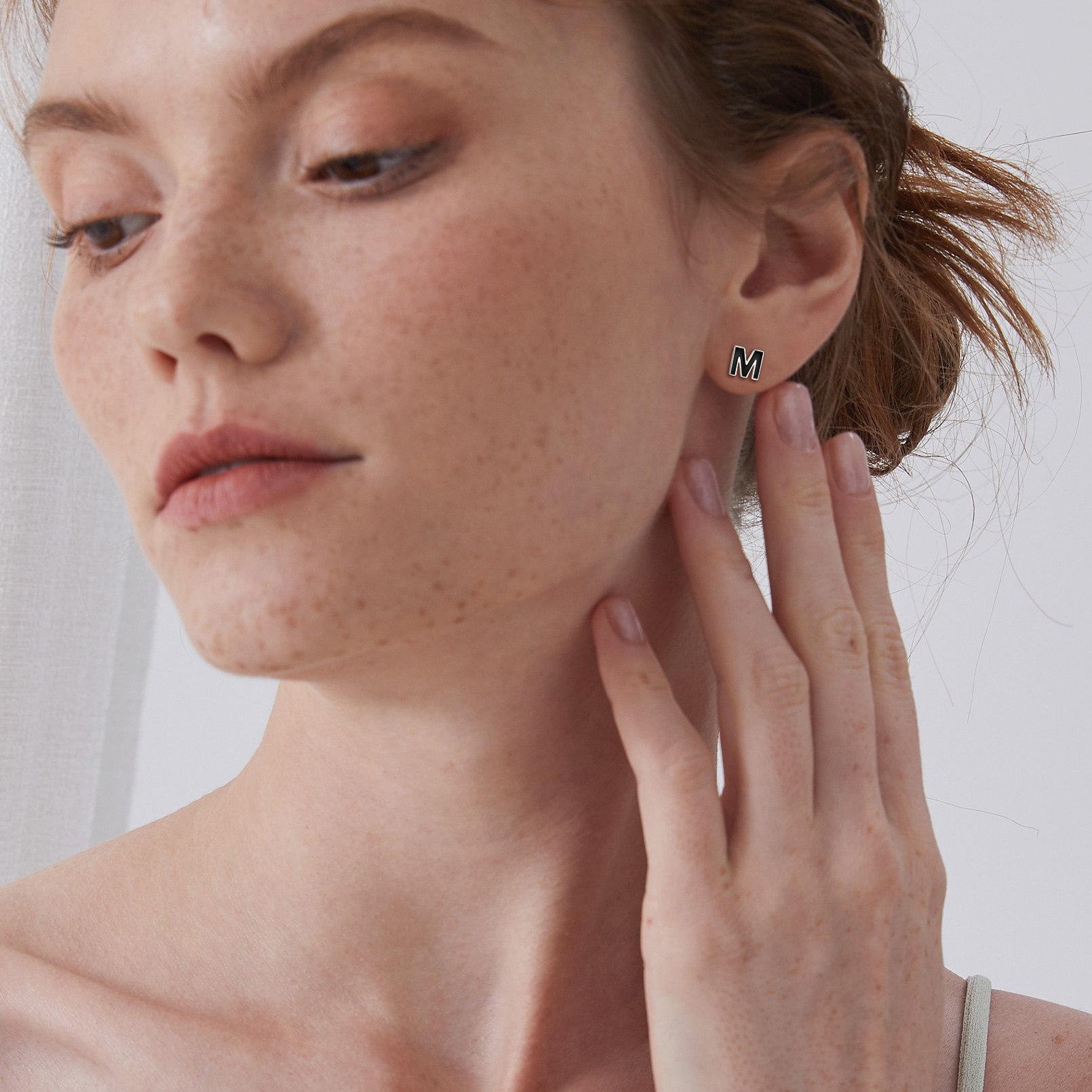 3D Initials Letter Studs Earrings for Women, Ladies, Mother, Friends, girlfriend