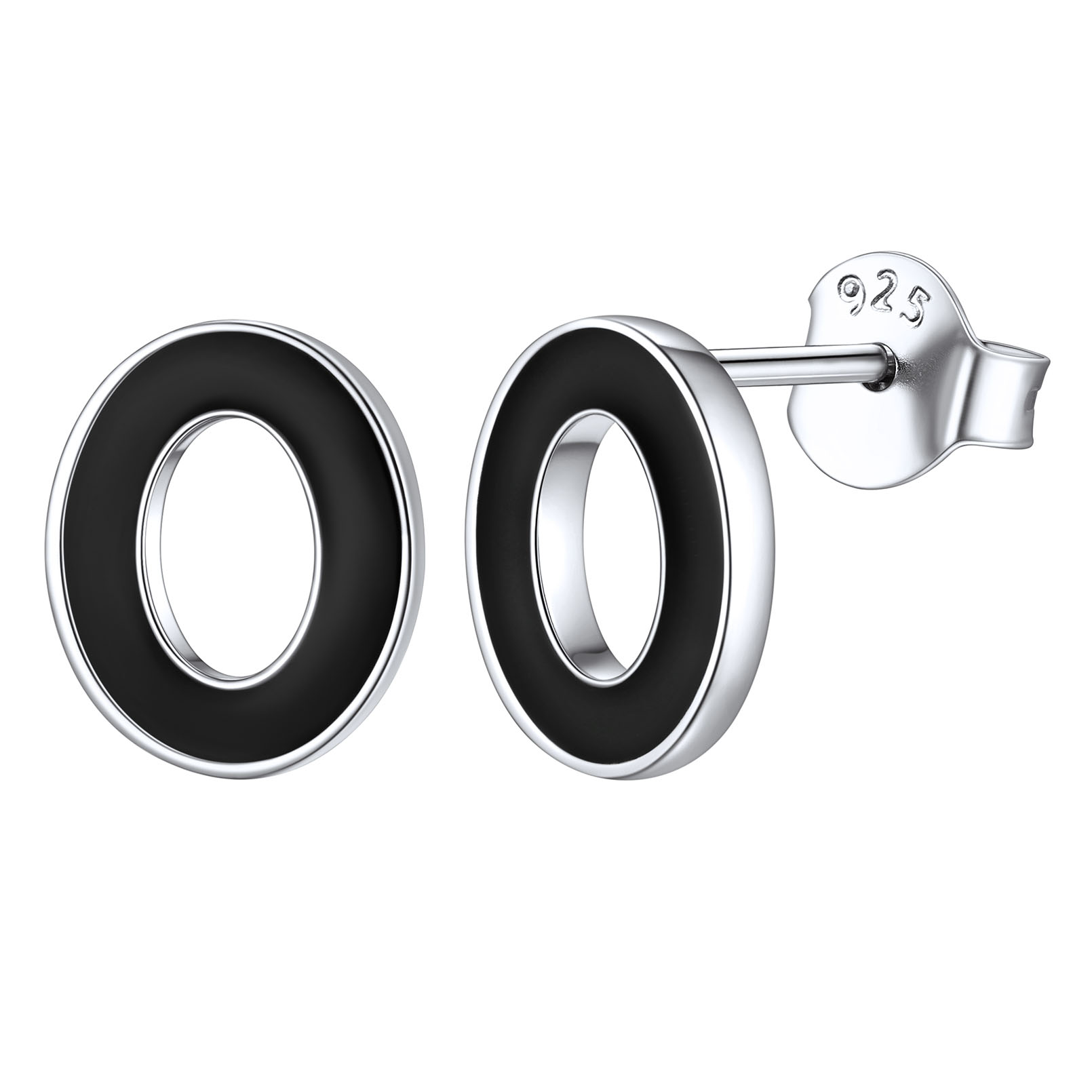 3D Initials Letter Studs Earrings