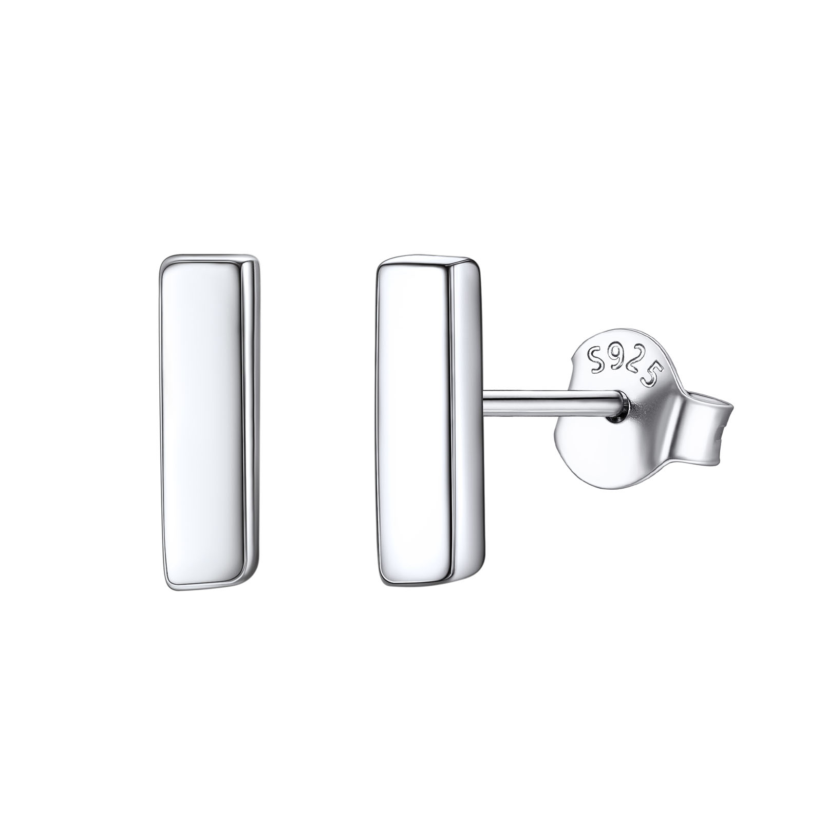 Hypoallergenic Initial Letter Earrings Studs