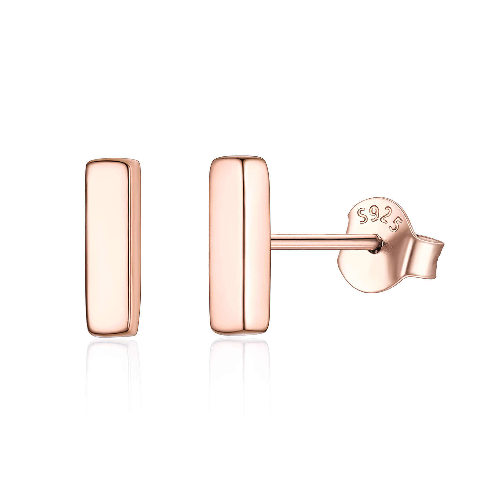Hypoallergenic Initial Letter Earrings Studs