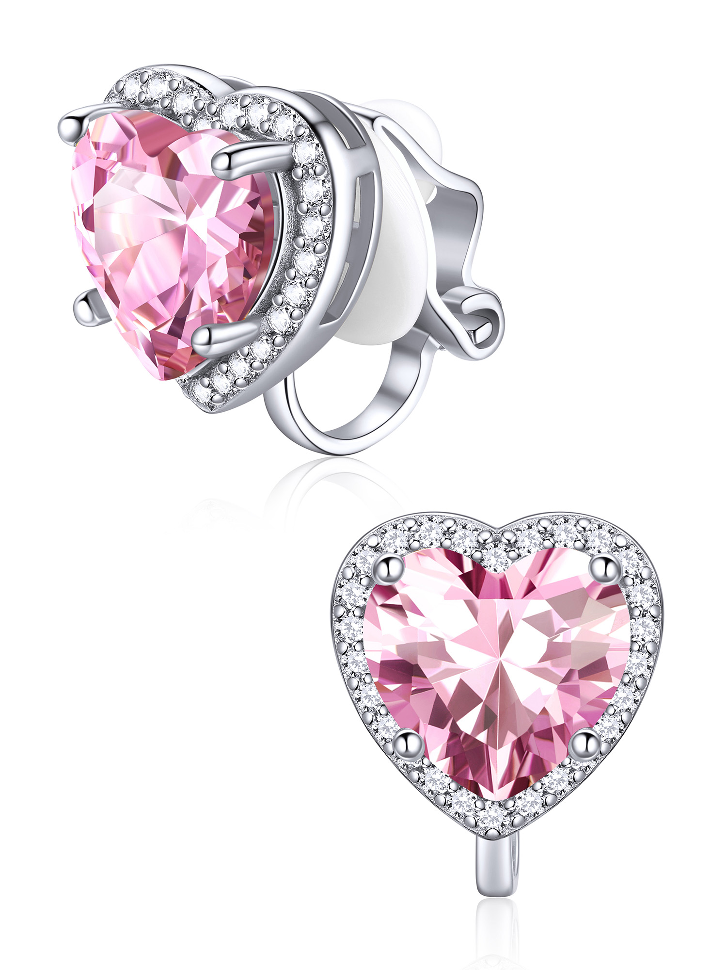 Hypoallergenic Birthstone Clip On Earrings