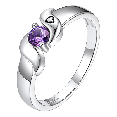 Personalized Birthstone Ring with Engraved Names