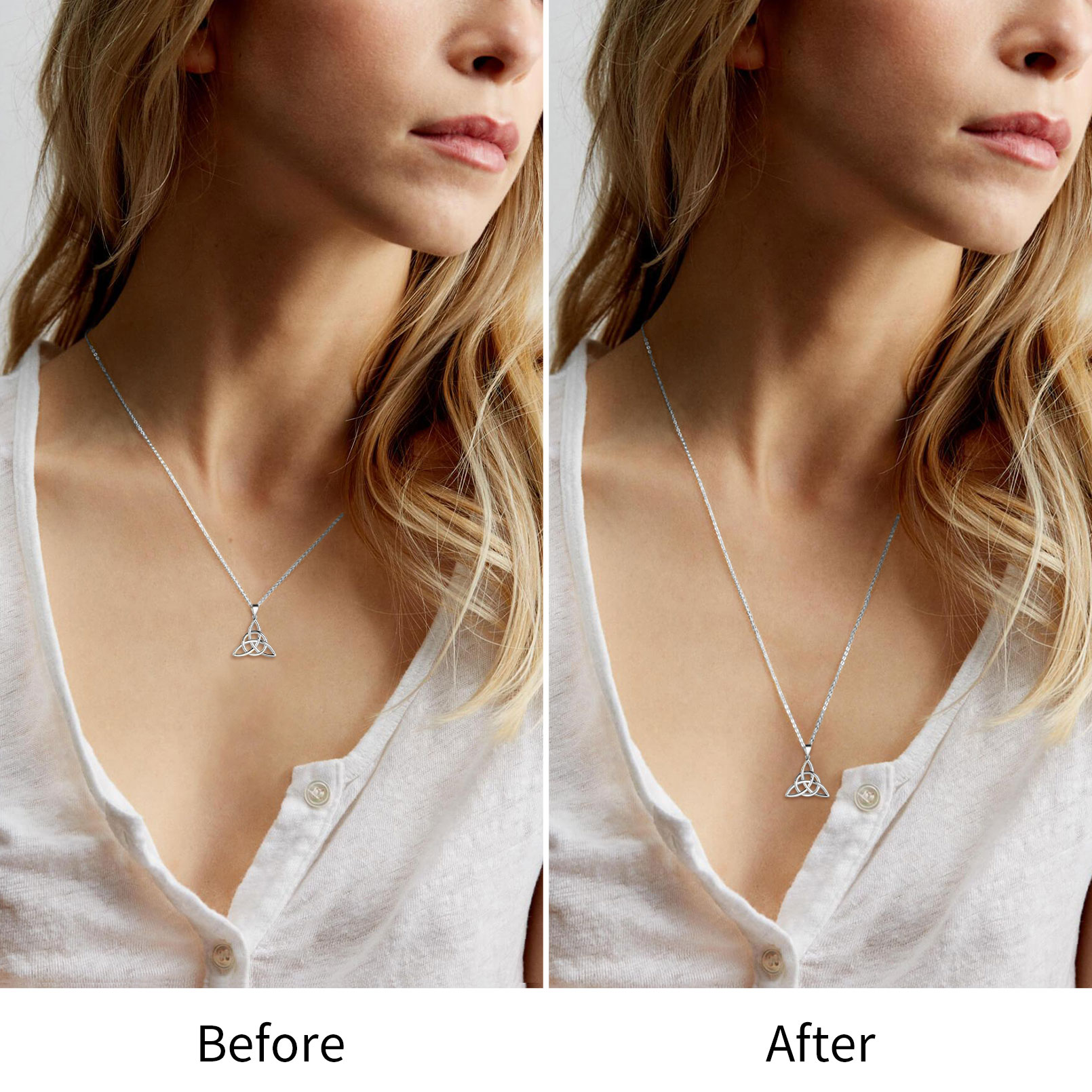 2Pcs Necklace Extenders with Double Lobster Clasp for Women/Ladies/Men/Mother/Father/Friends/Couples/girlfriend/teenager