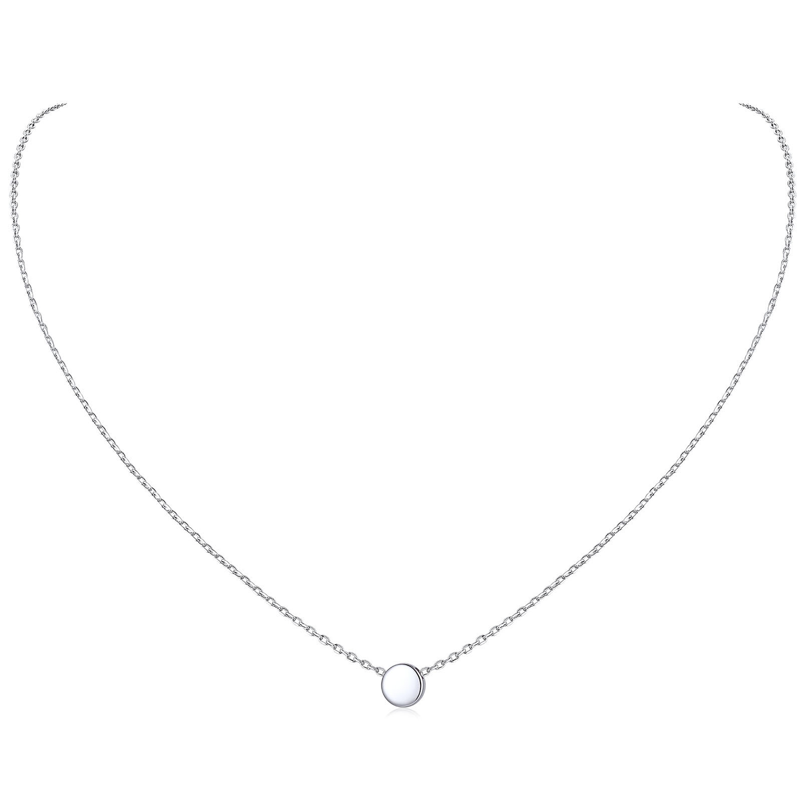 Round Dot Pendant Necklace