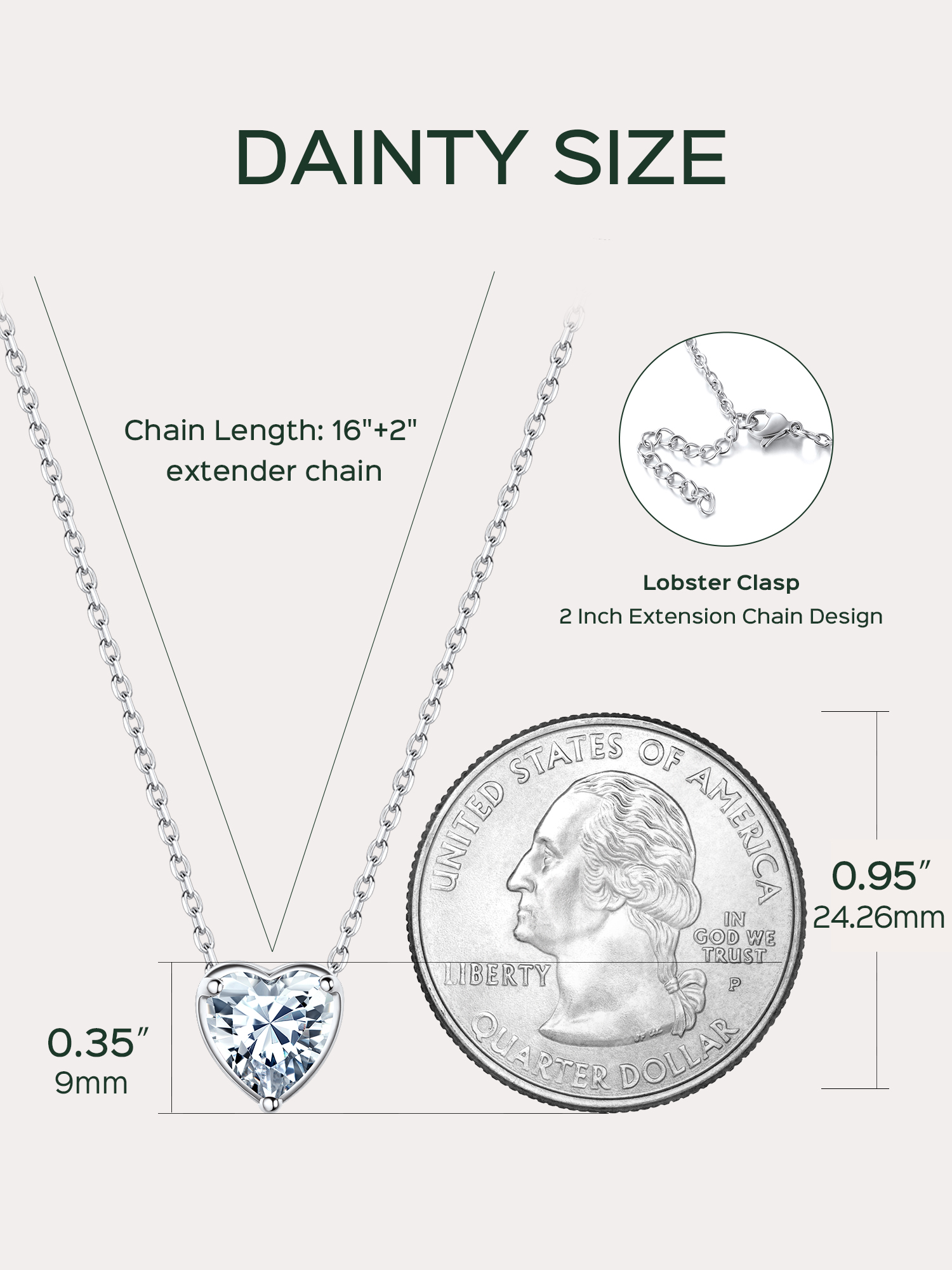 Heart Cut Created Birthstone Pendant Necklace for women, april birthstone, Diamond Jewelry, Aries Birthstone, Taurus Birthstone, birthstone necklace, gift idea