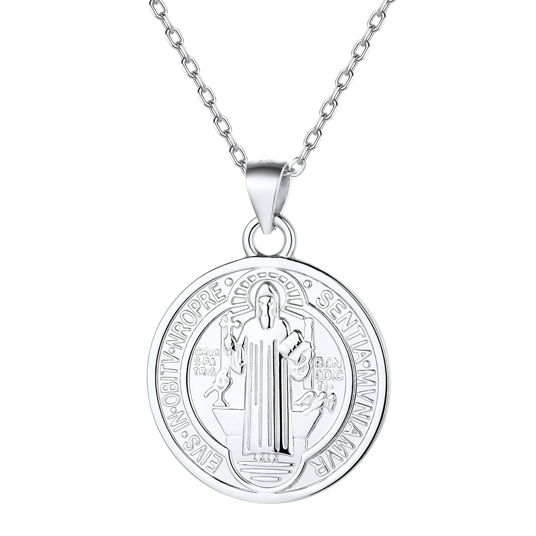 Saint Benedict Michael Medal Necklace