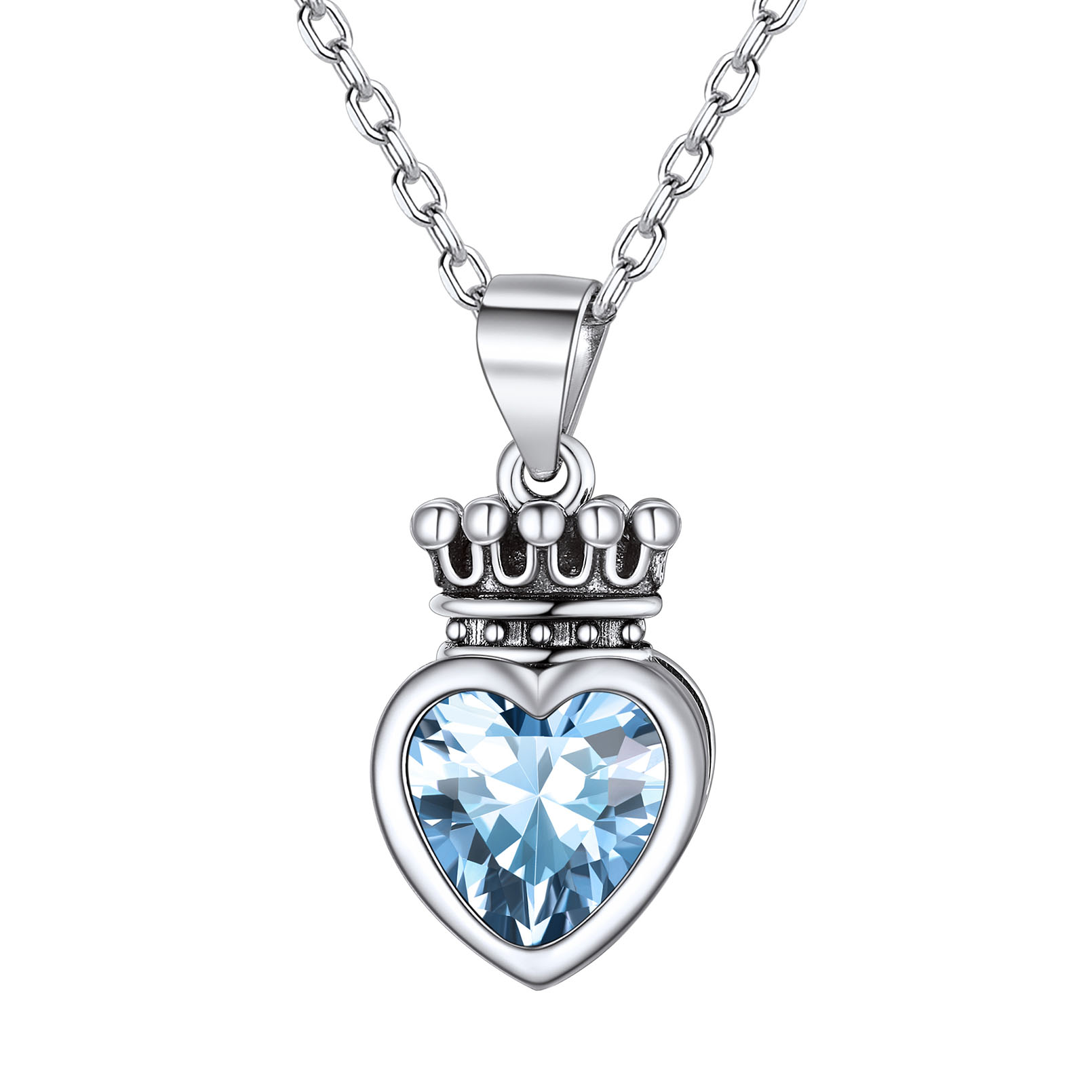 Crown & Heart Necklace