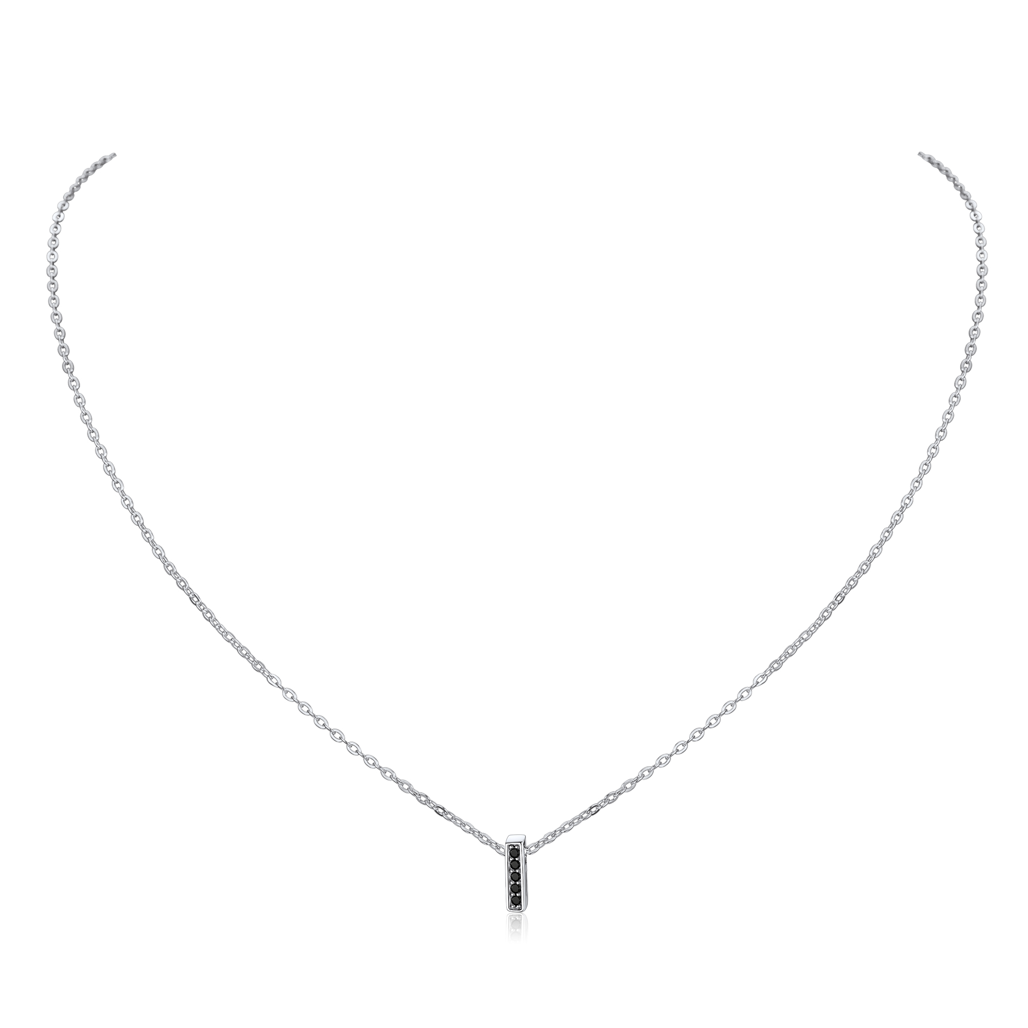 Cubic Zirconia Initial Necklace