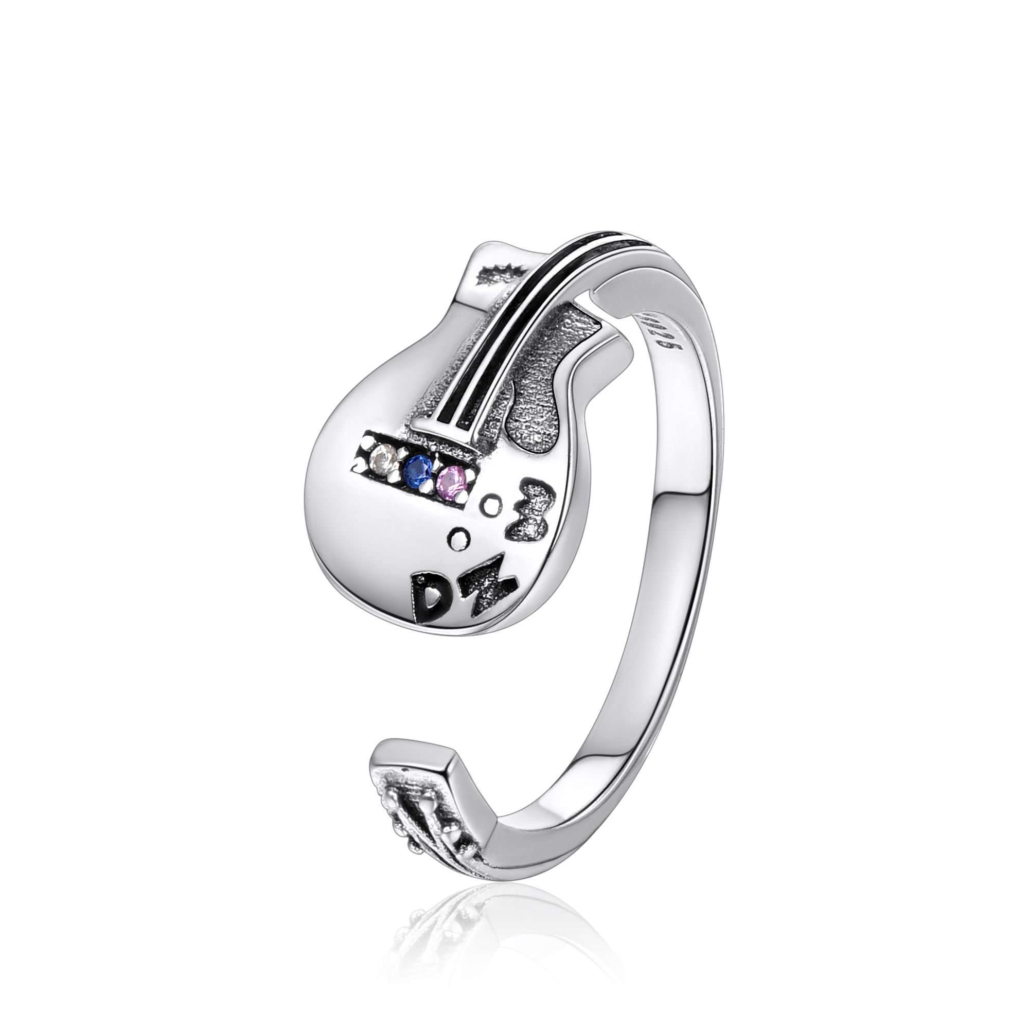 Guitar High Polish Adjustable Ring